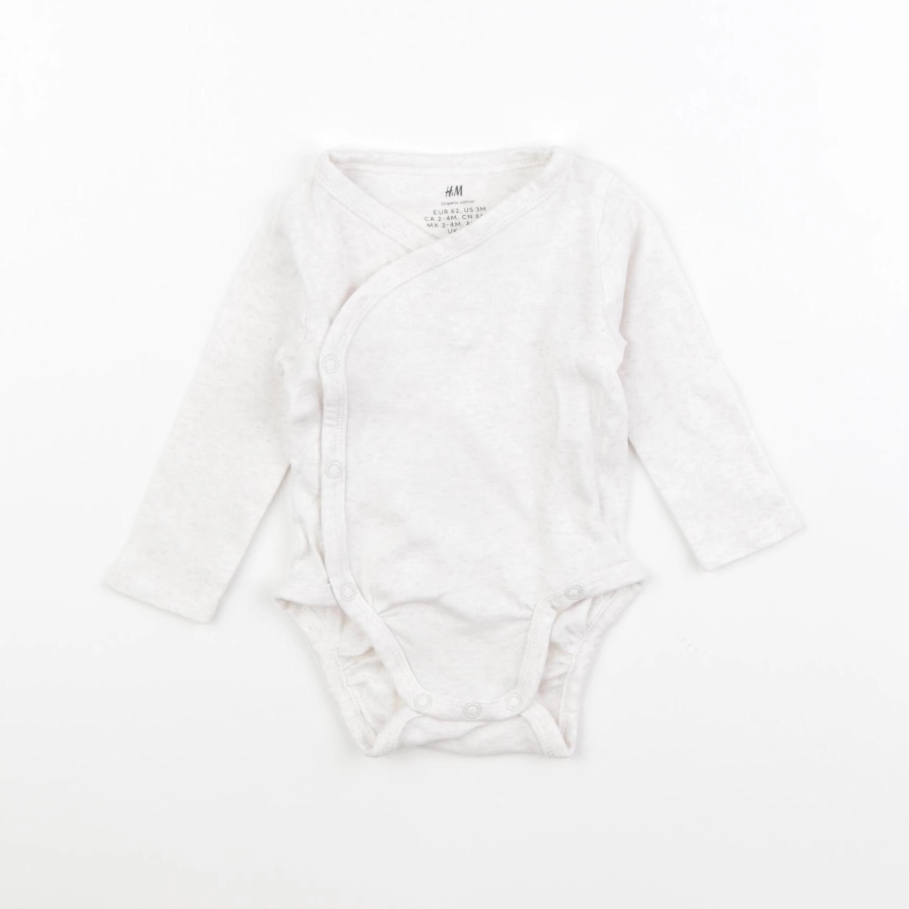 H&M - body beige - 2/4 mois