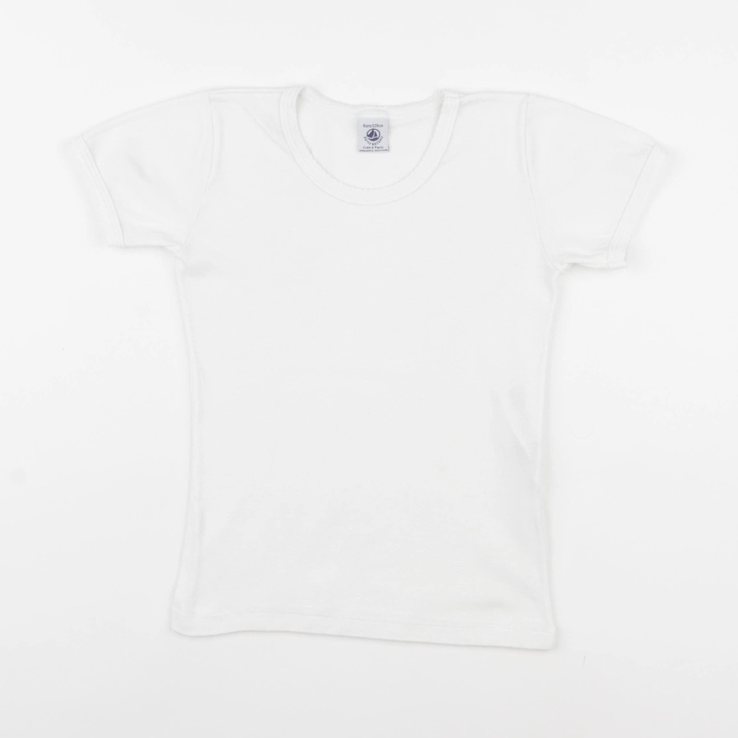 Petit Bateau - maillot de corps blanc - 8 ans