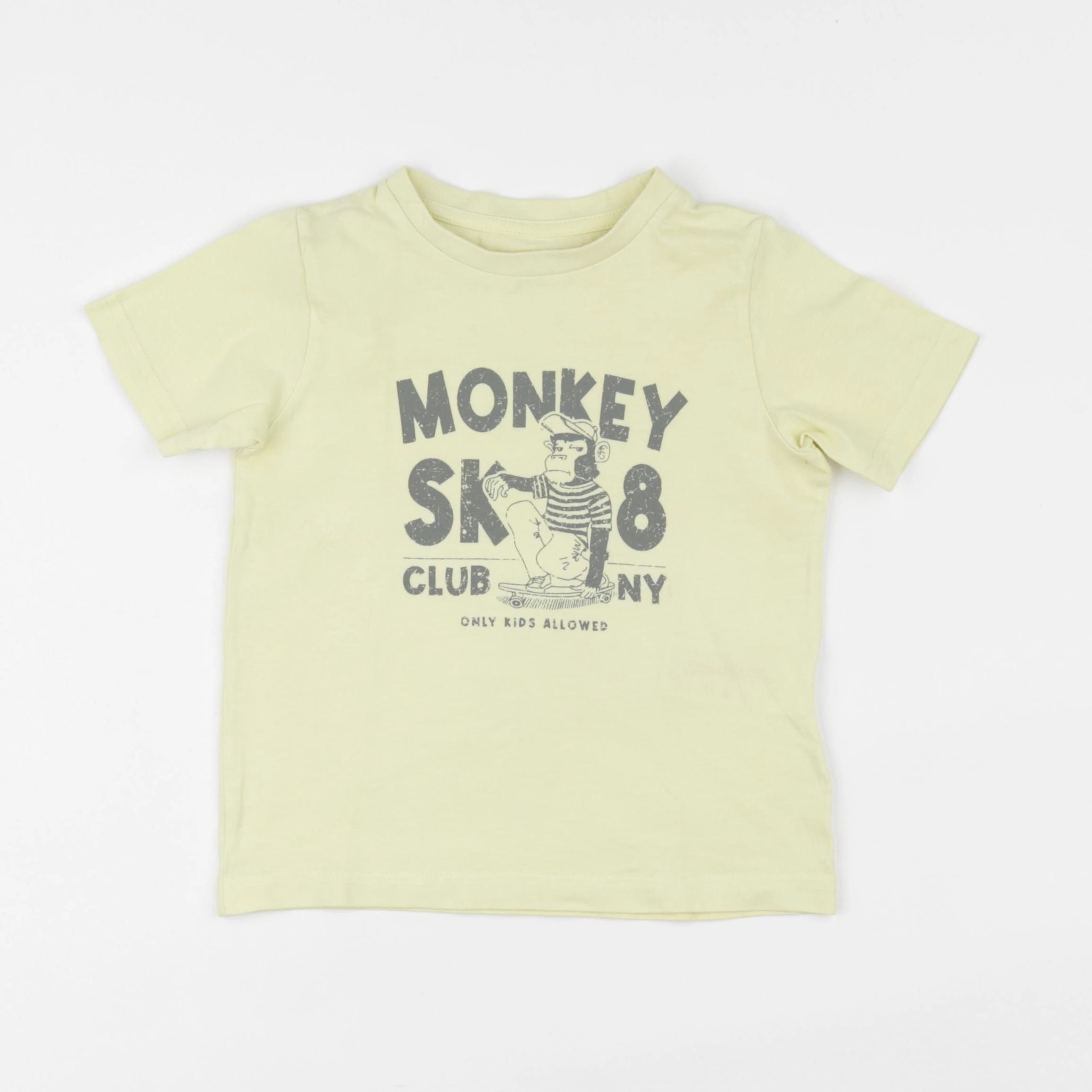 Vertbaudet - tee-shirt jaune - 4 ans