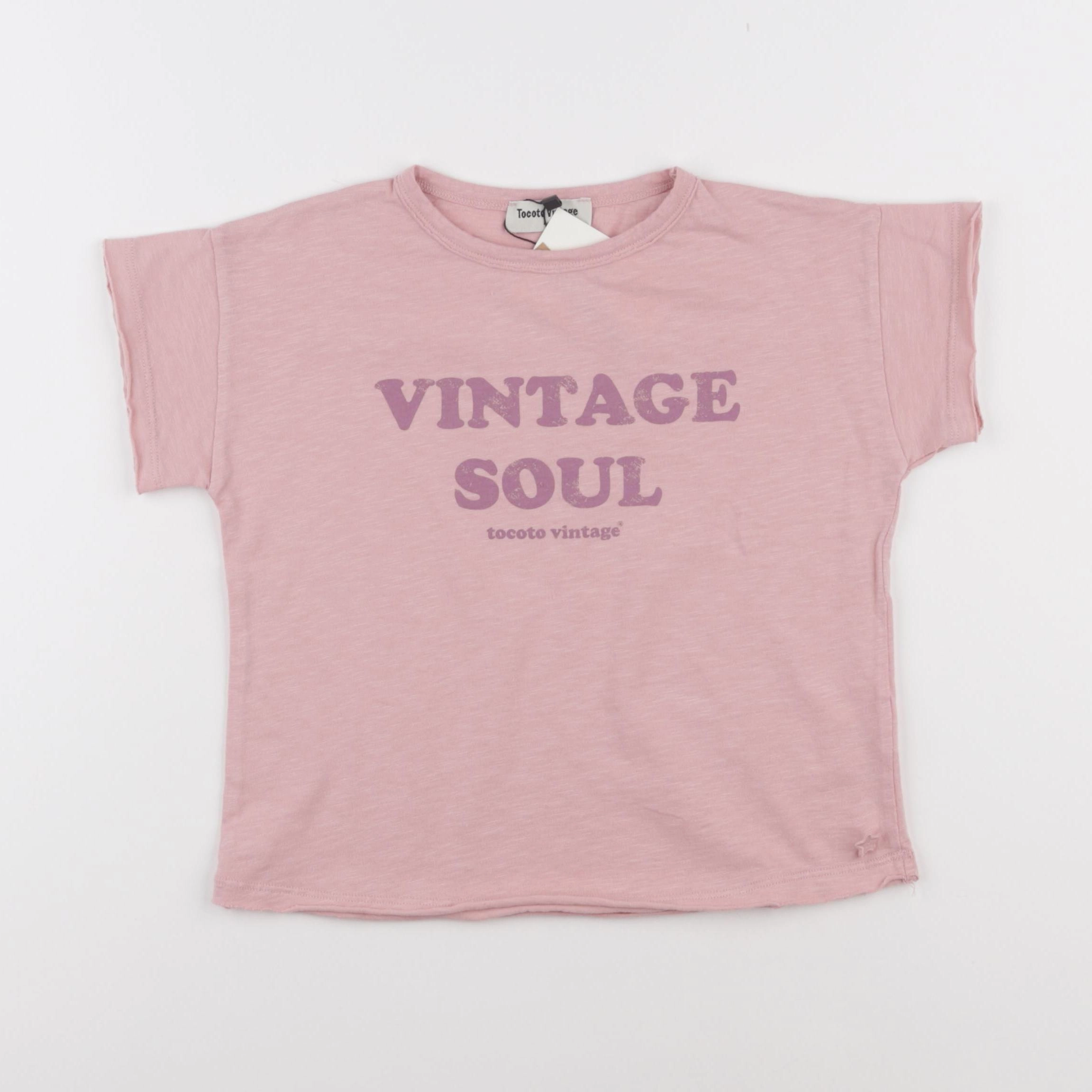 Tocoto vintage - tee-shirt rose - 4 ans