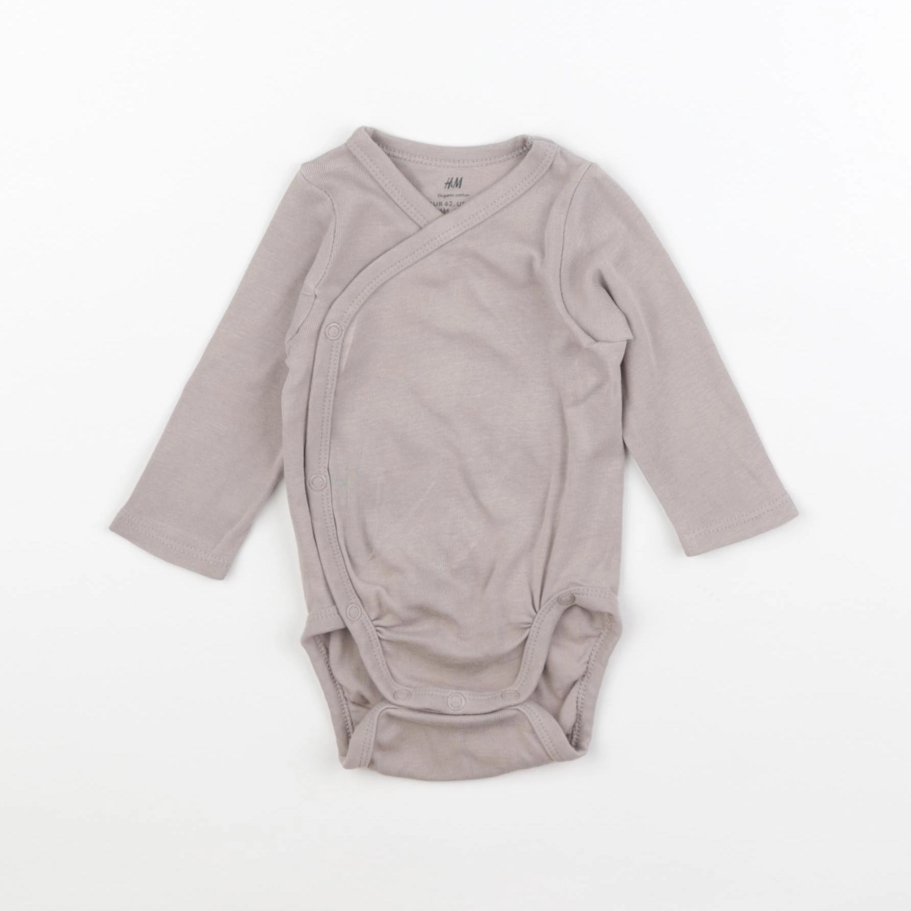 H&M - body marron - 2/4 mois