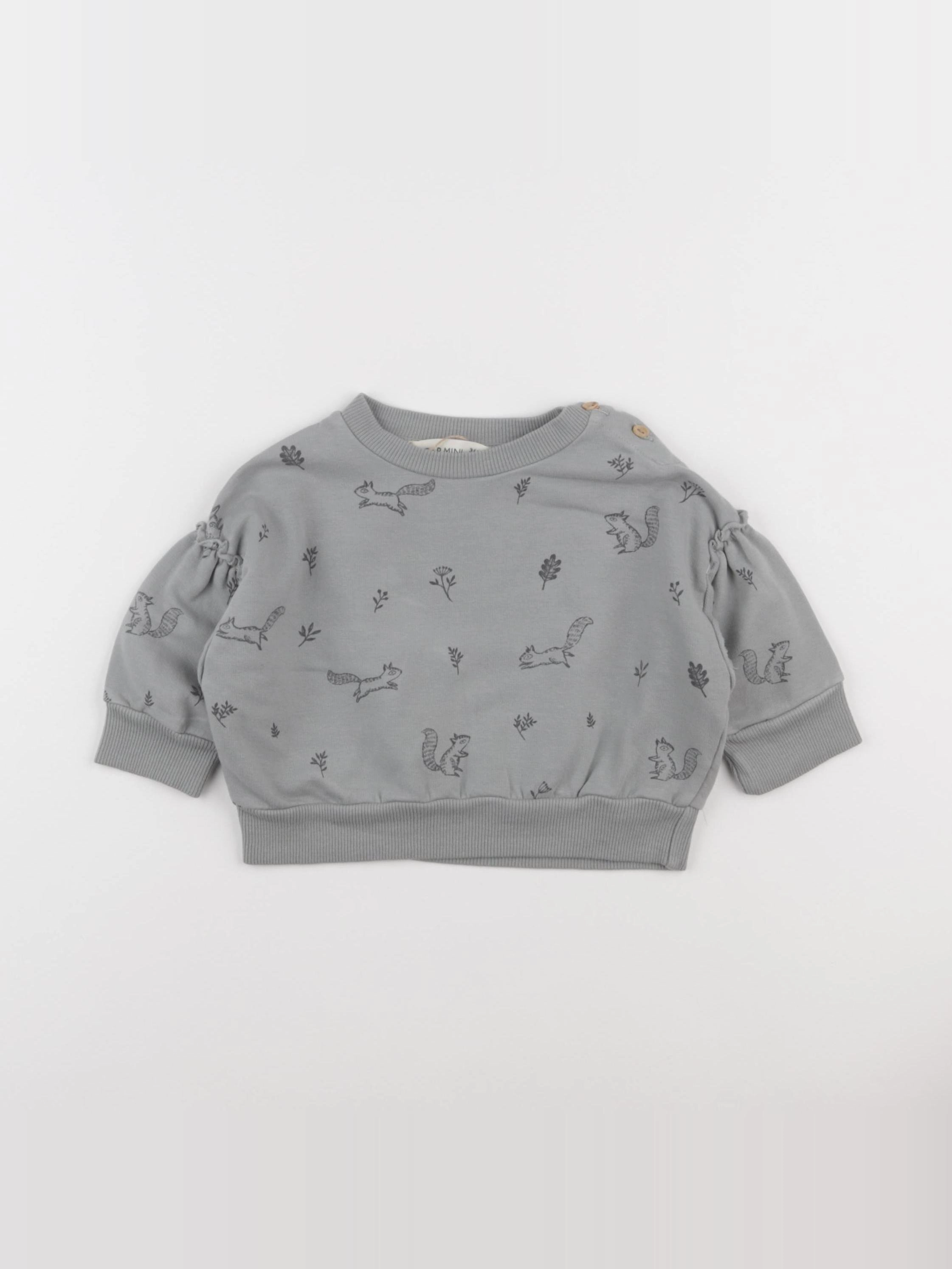 Dear Mini - sweat vert - 3/6 mois
