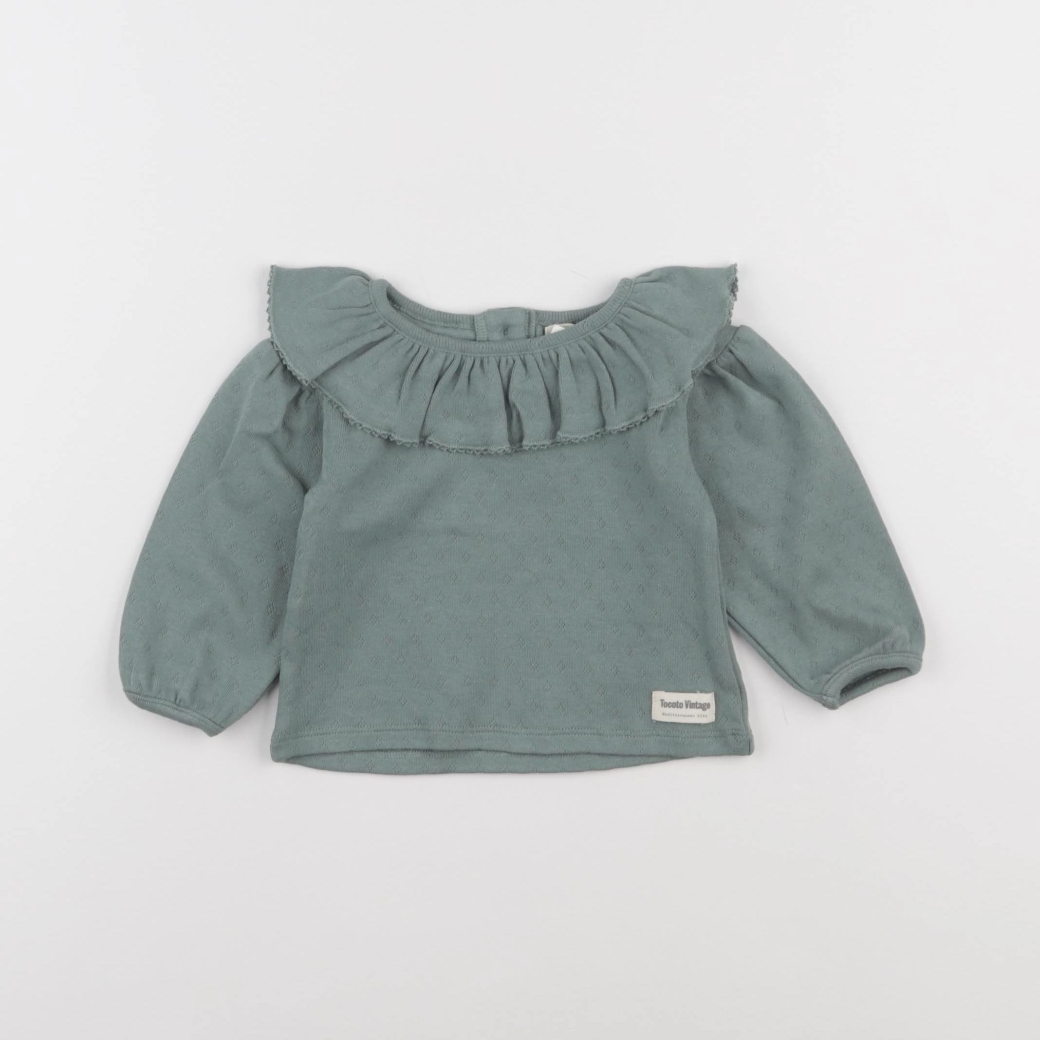 Tocoto vintage - tee-shirt vert - 3 mois