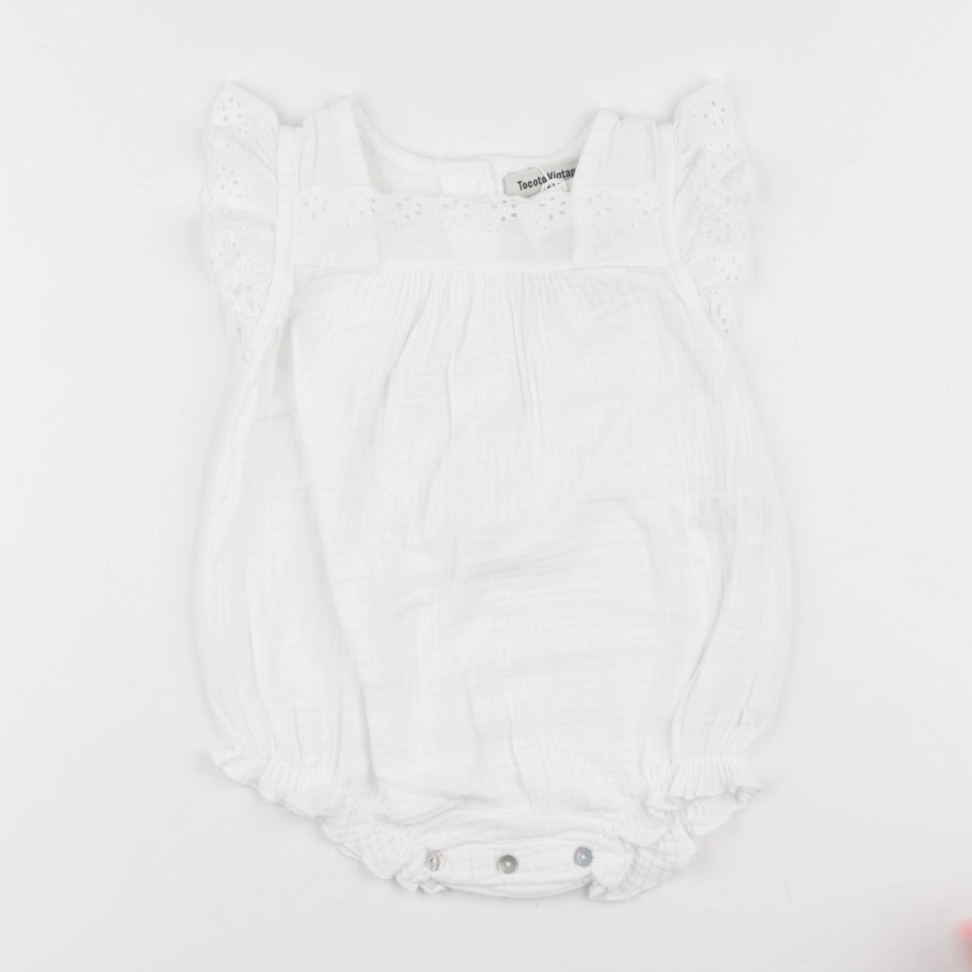 Tocoto vintage - combinaison blanc - 9 mois