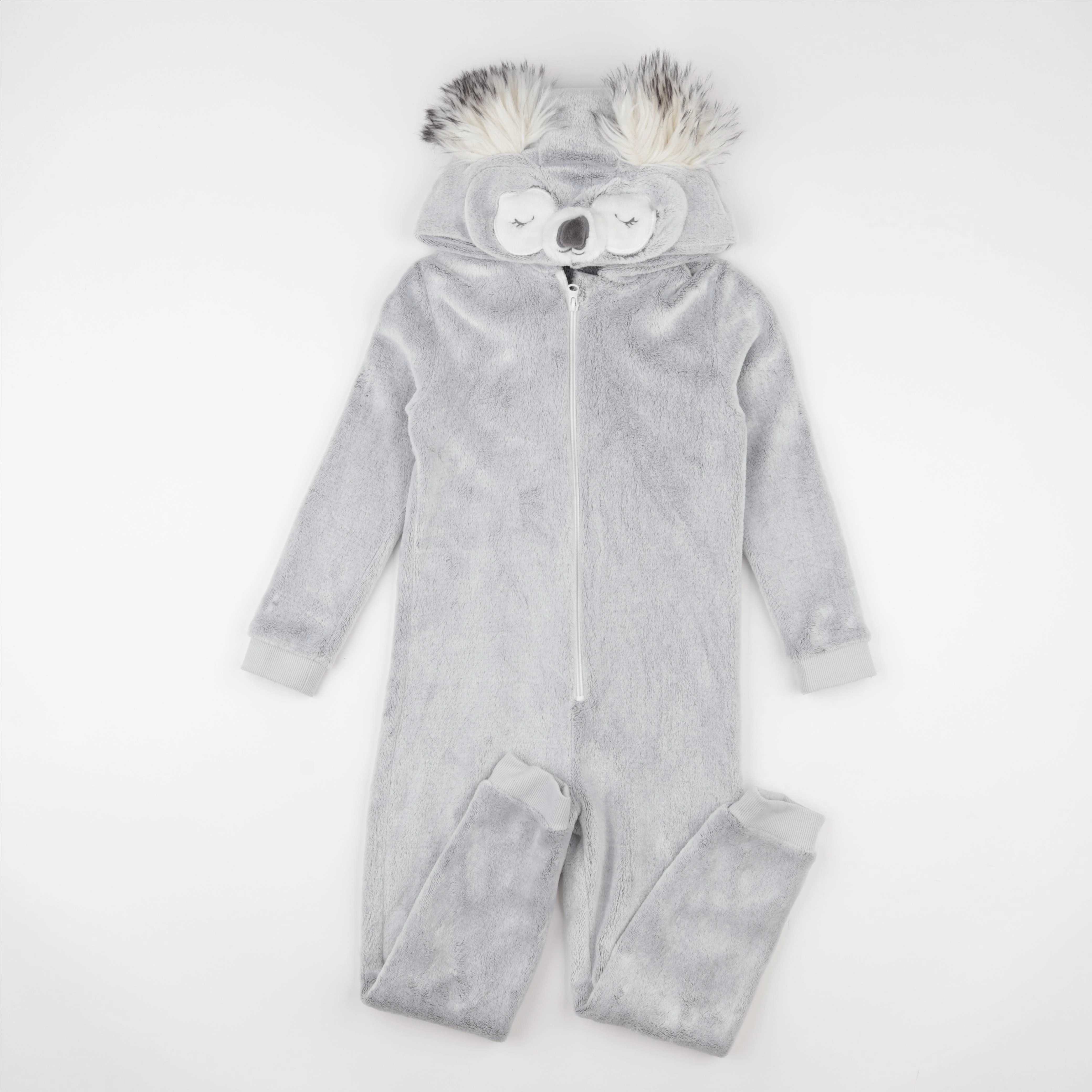 Vertbaudet - sur-pyjama gris - 8 ans