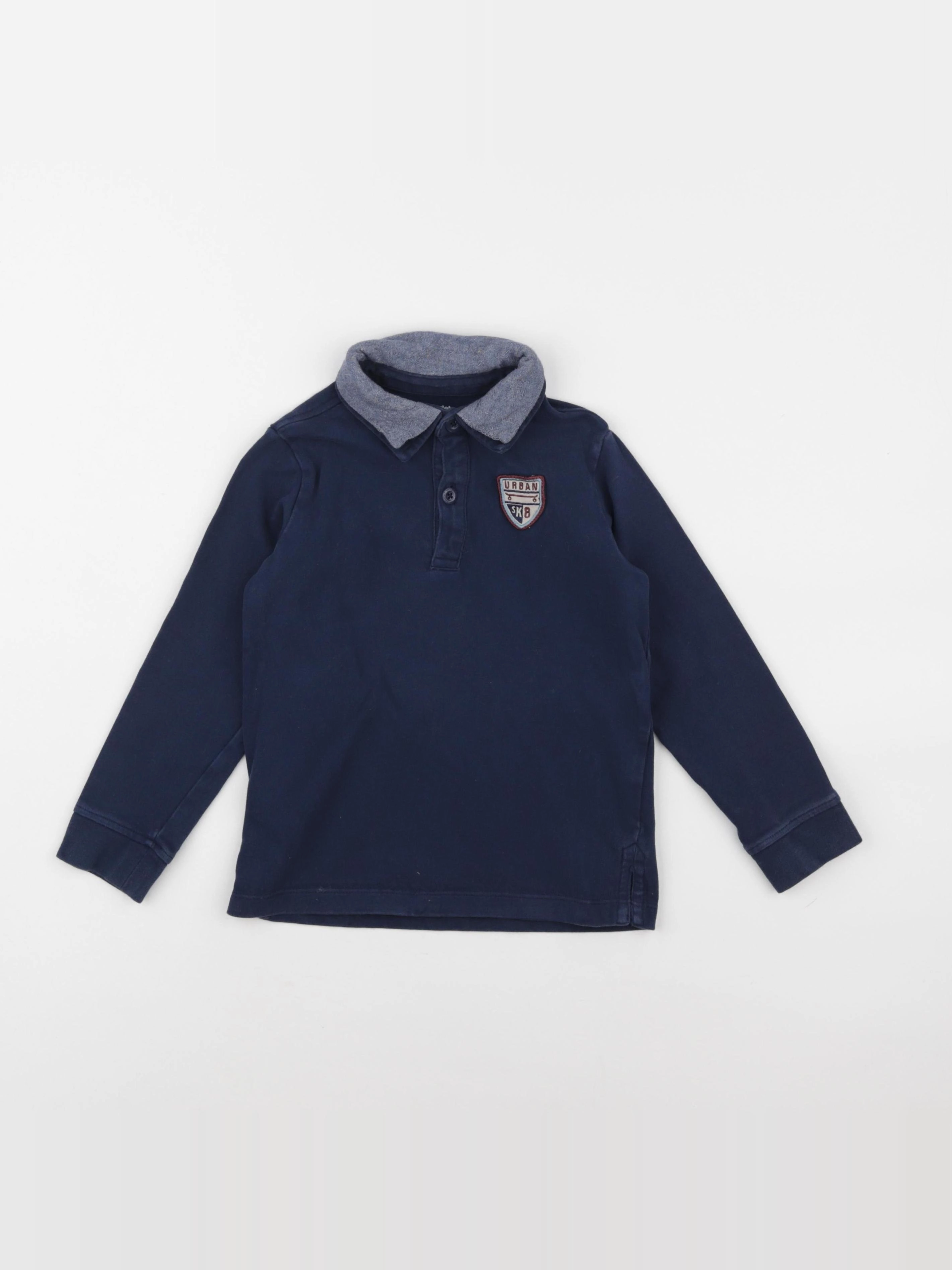 Vertbaudet - polo bleu - 5 ans