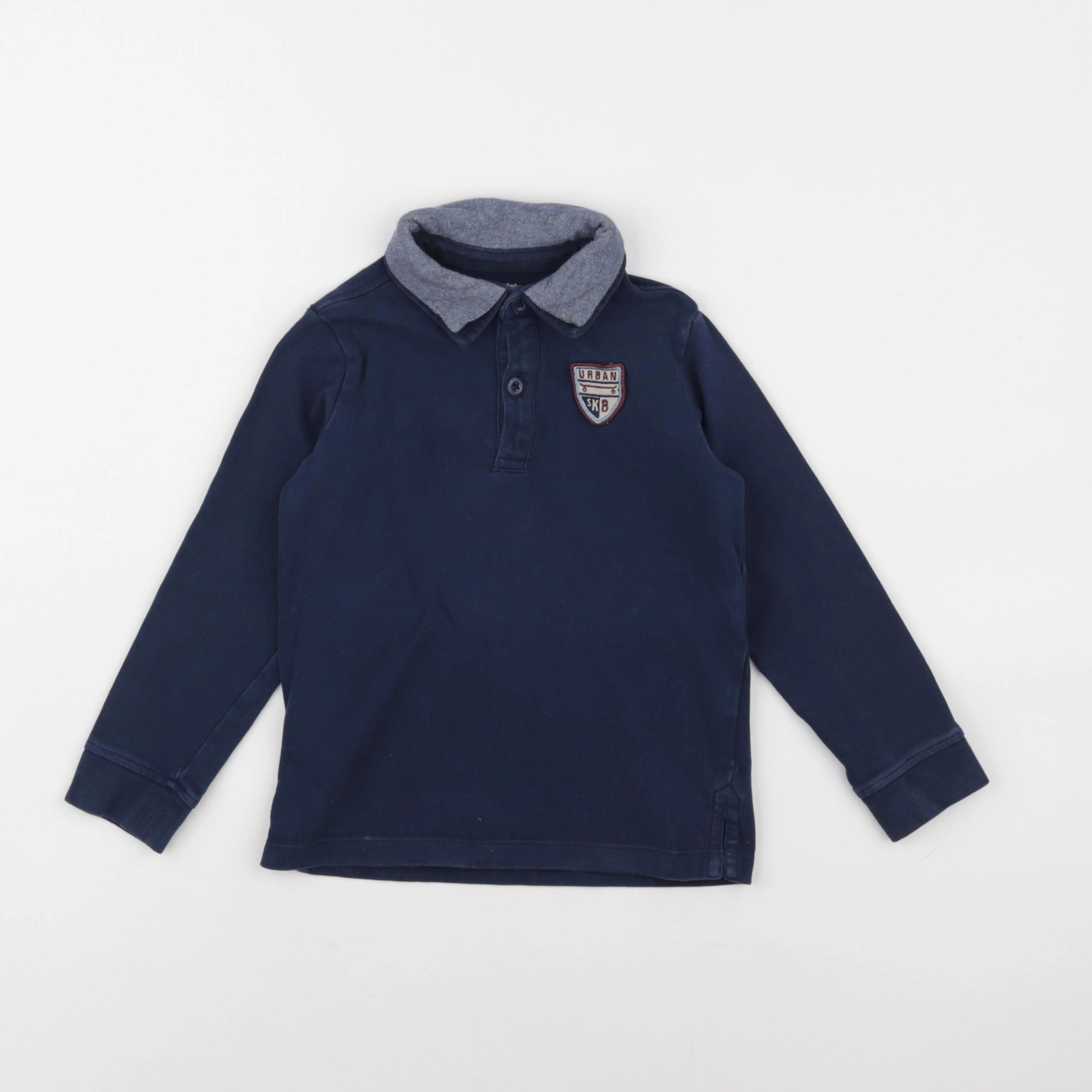 Vertbaudet - polo bleu - 5 ans