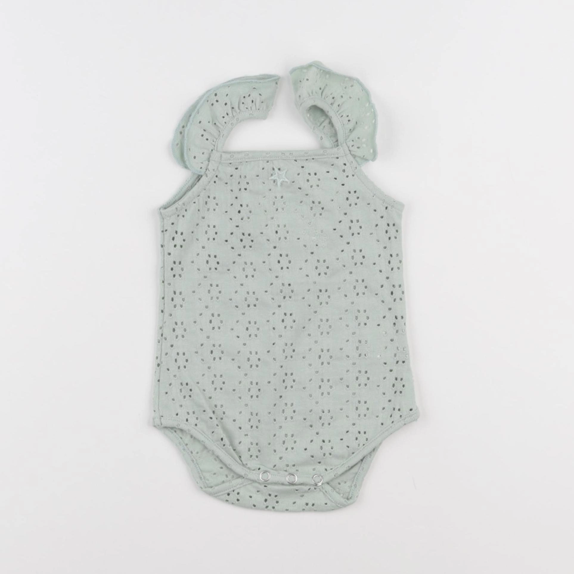 Tocoto vintage - body vert - 3 mois