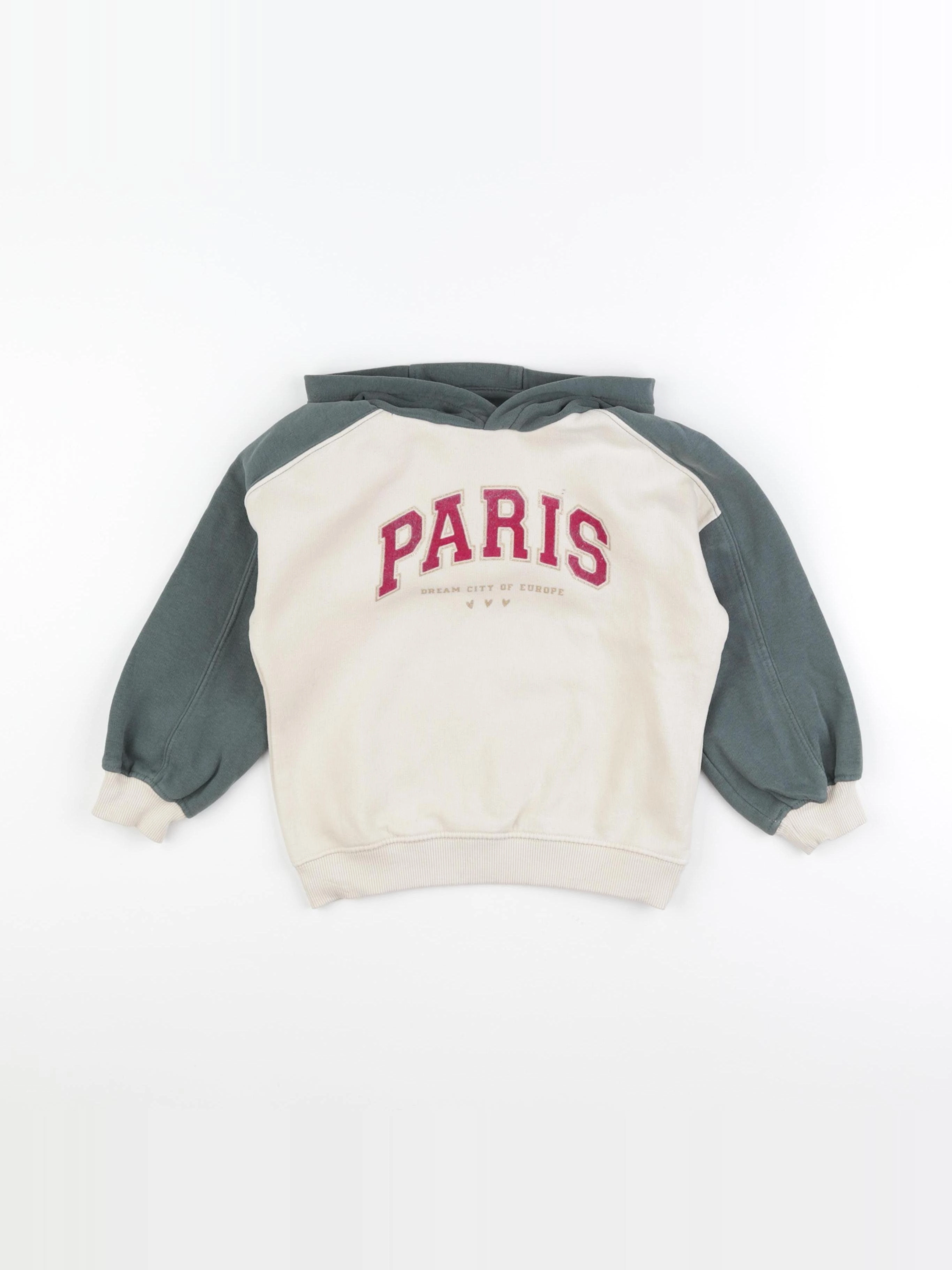 Vertbaudet - sweat beige - 5 ans