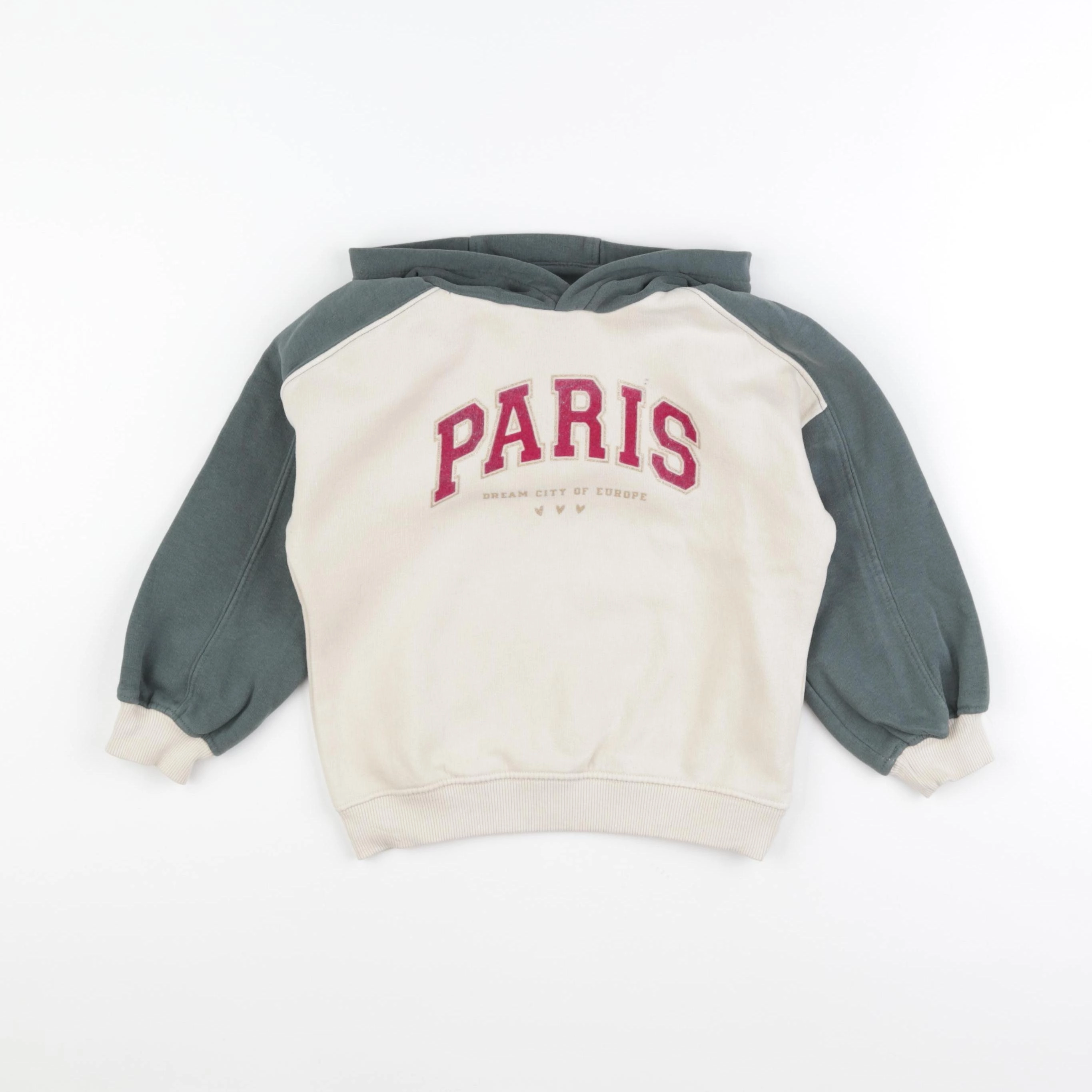 Vertbaudet - sweat beige - 5 ans