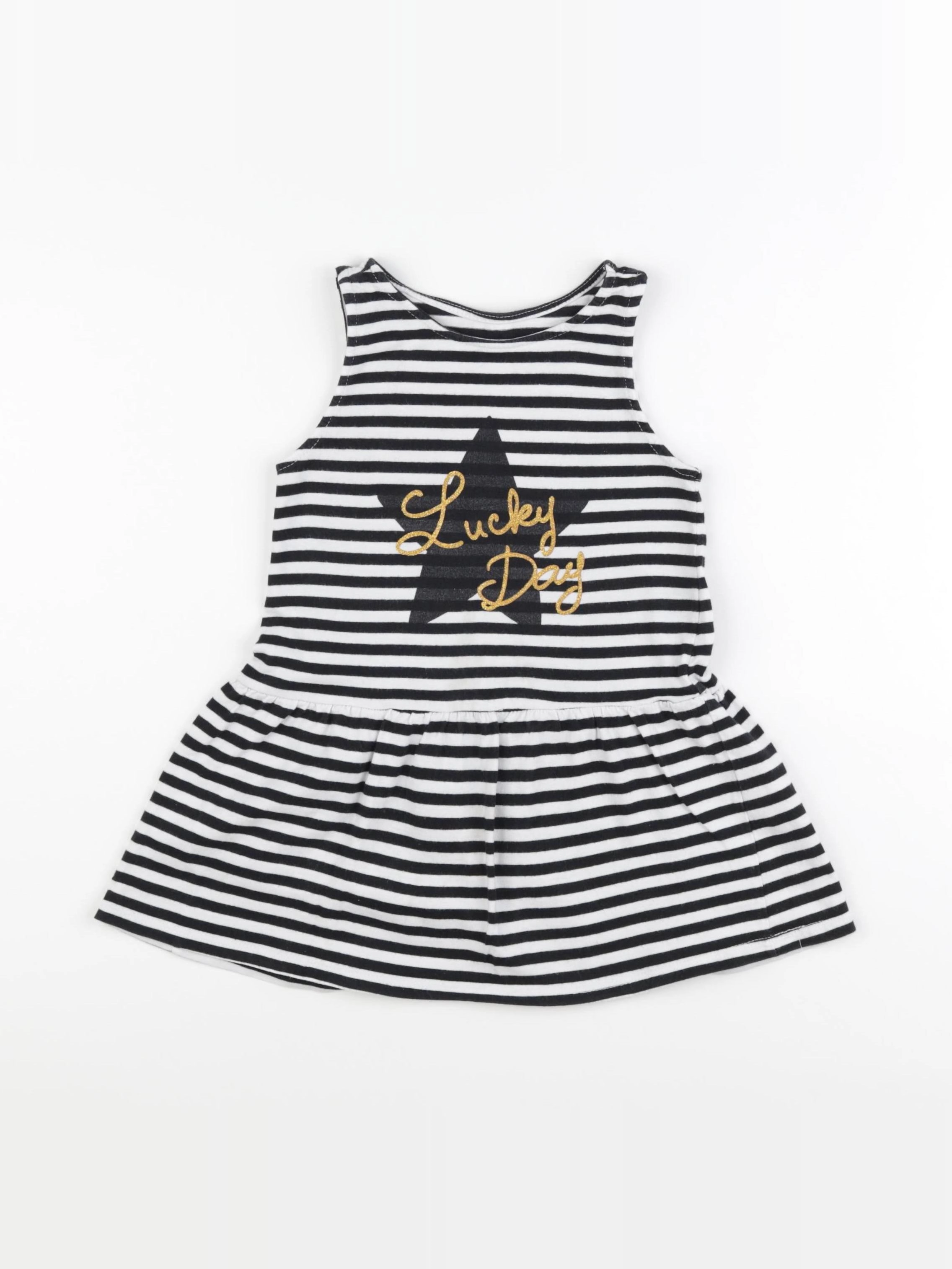Vertbaudet - robe noir - 4 ans