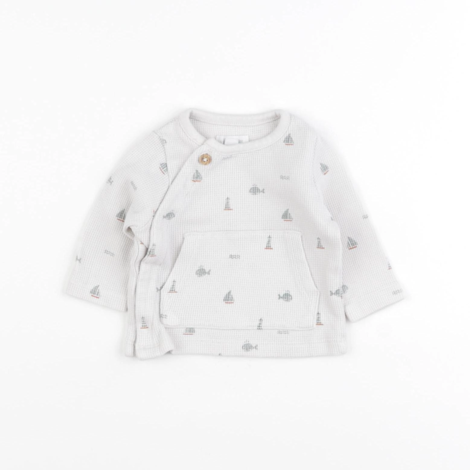 Vertbaudet - tee-shirt blanc - 1 mois