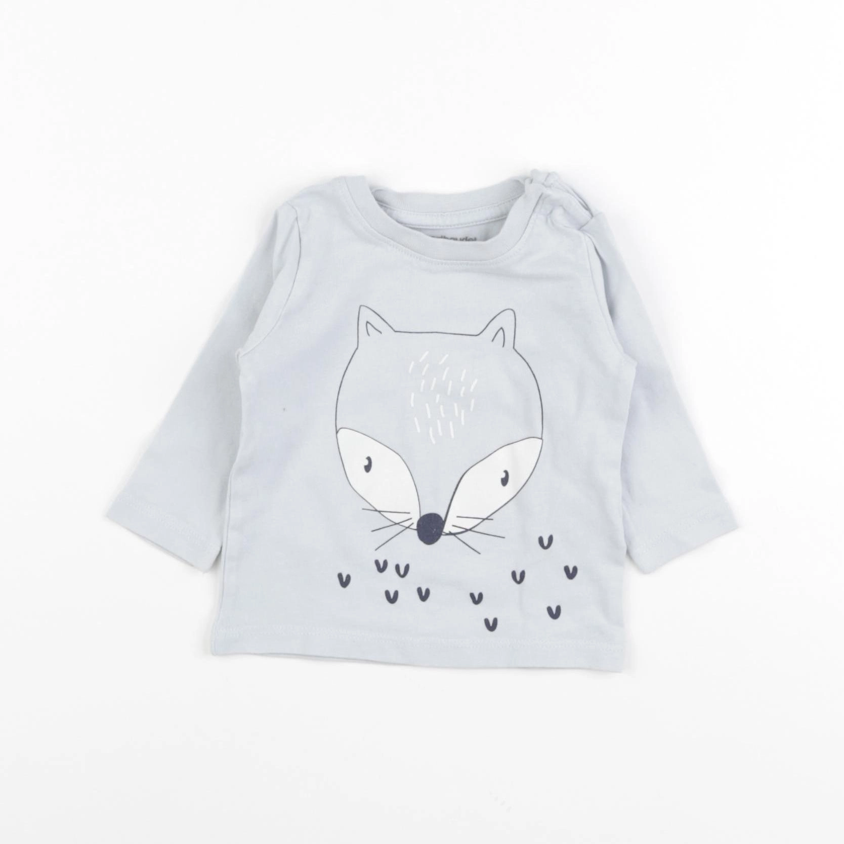 Vertbaudet - sweat gris - 3 mois