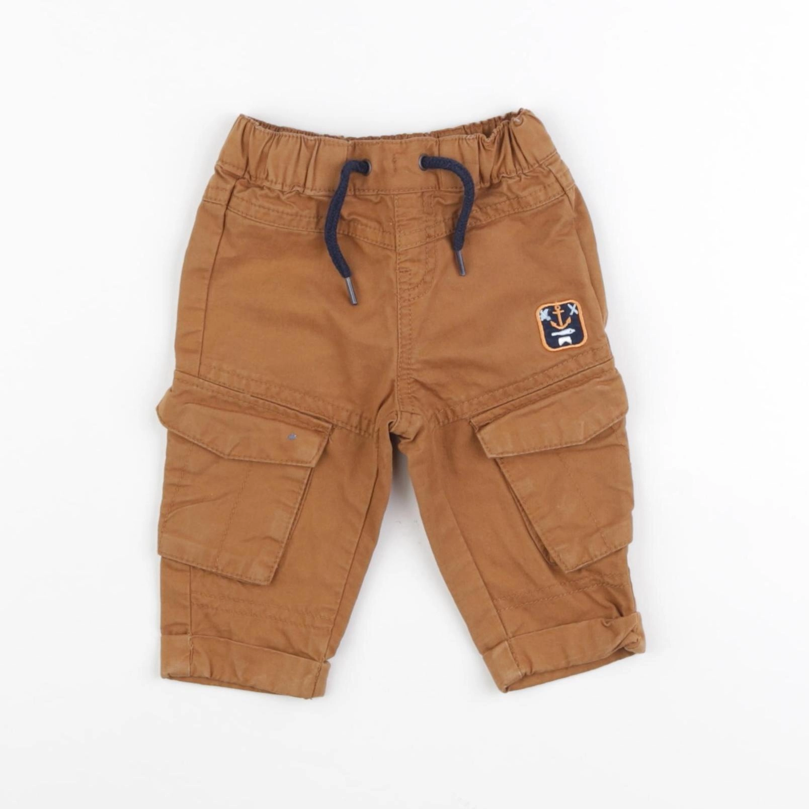 Vertbaudet - pantalon marron - 3 mois