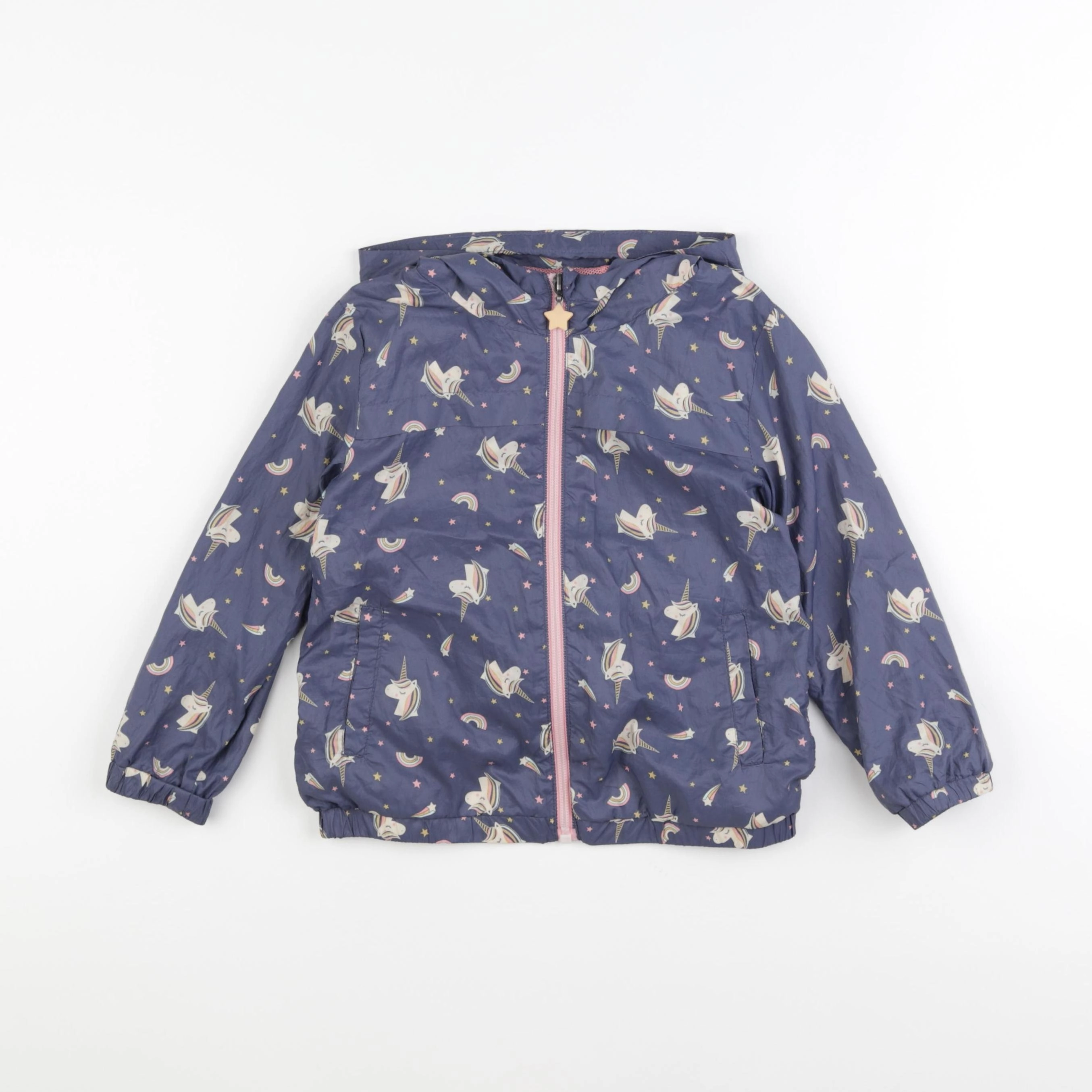 Vertbaudet - coupe-vent bleu - 4 ans