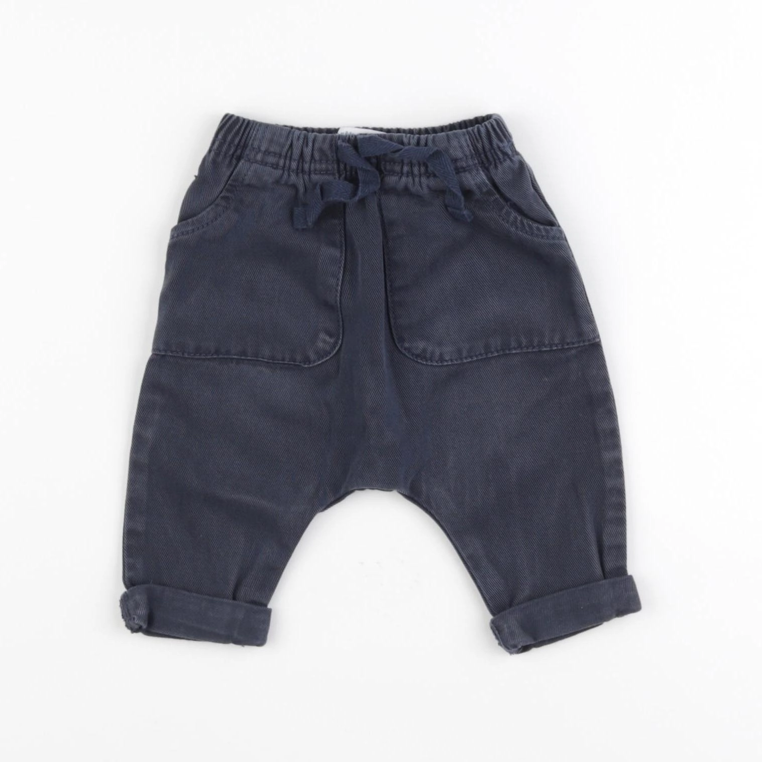 Vertbaudet - sarouel bleu - 1 mois