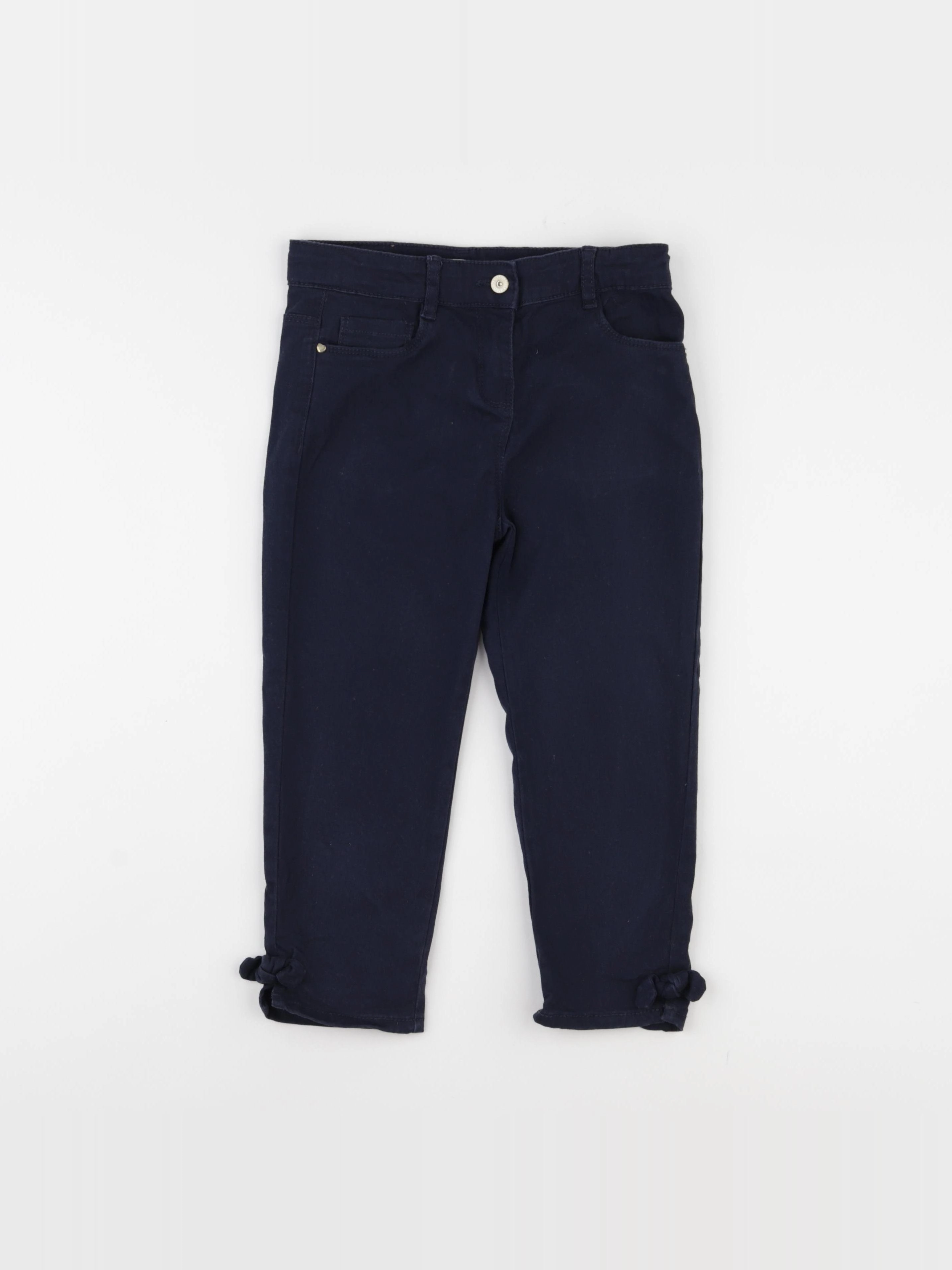 Vertbaudet - pantalon bleu - 8 ans