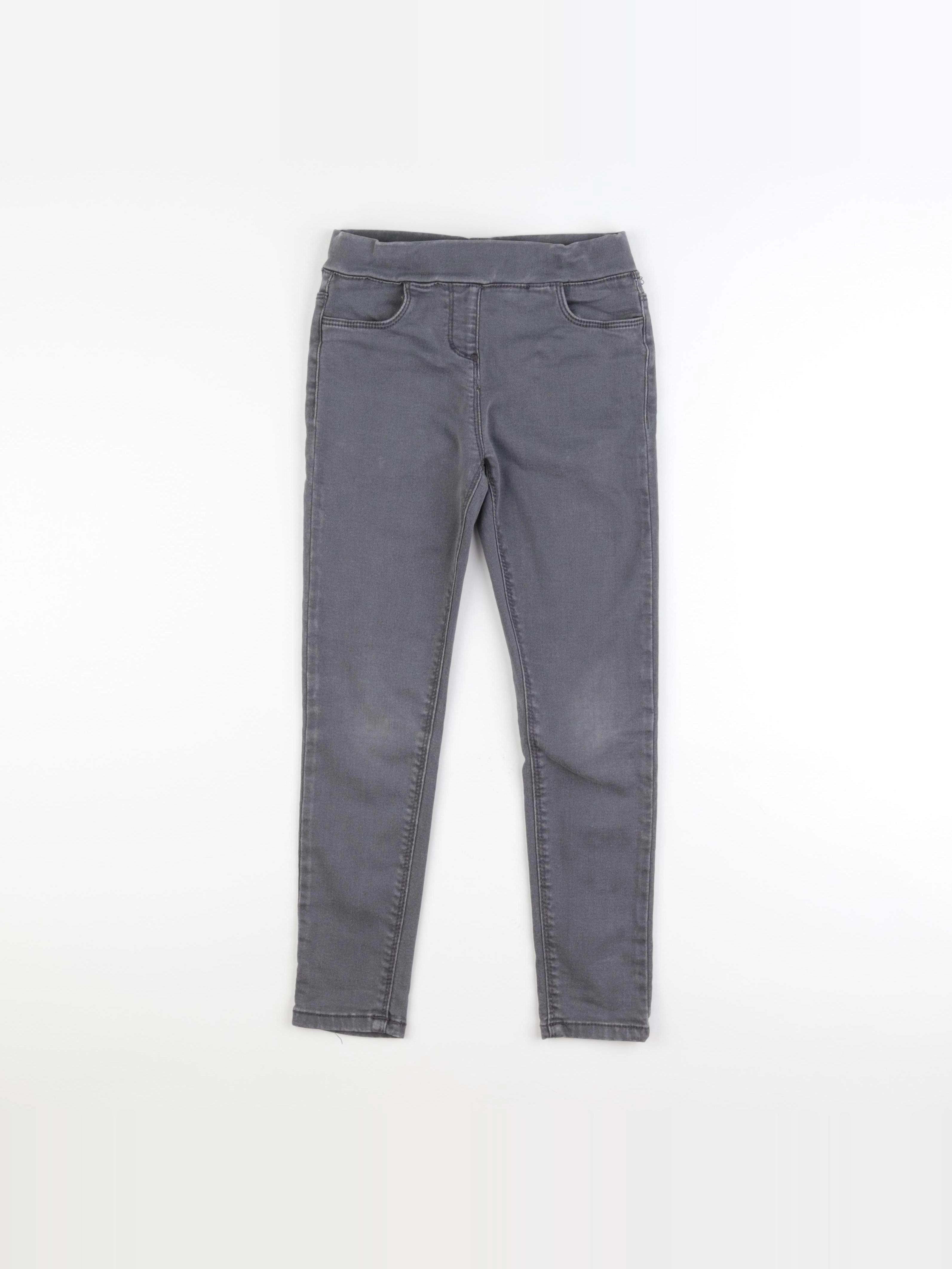 Vertbaudet - jegging gris - 9 ans