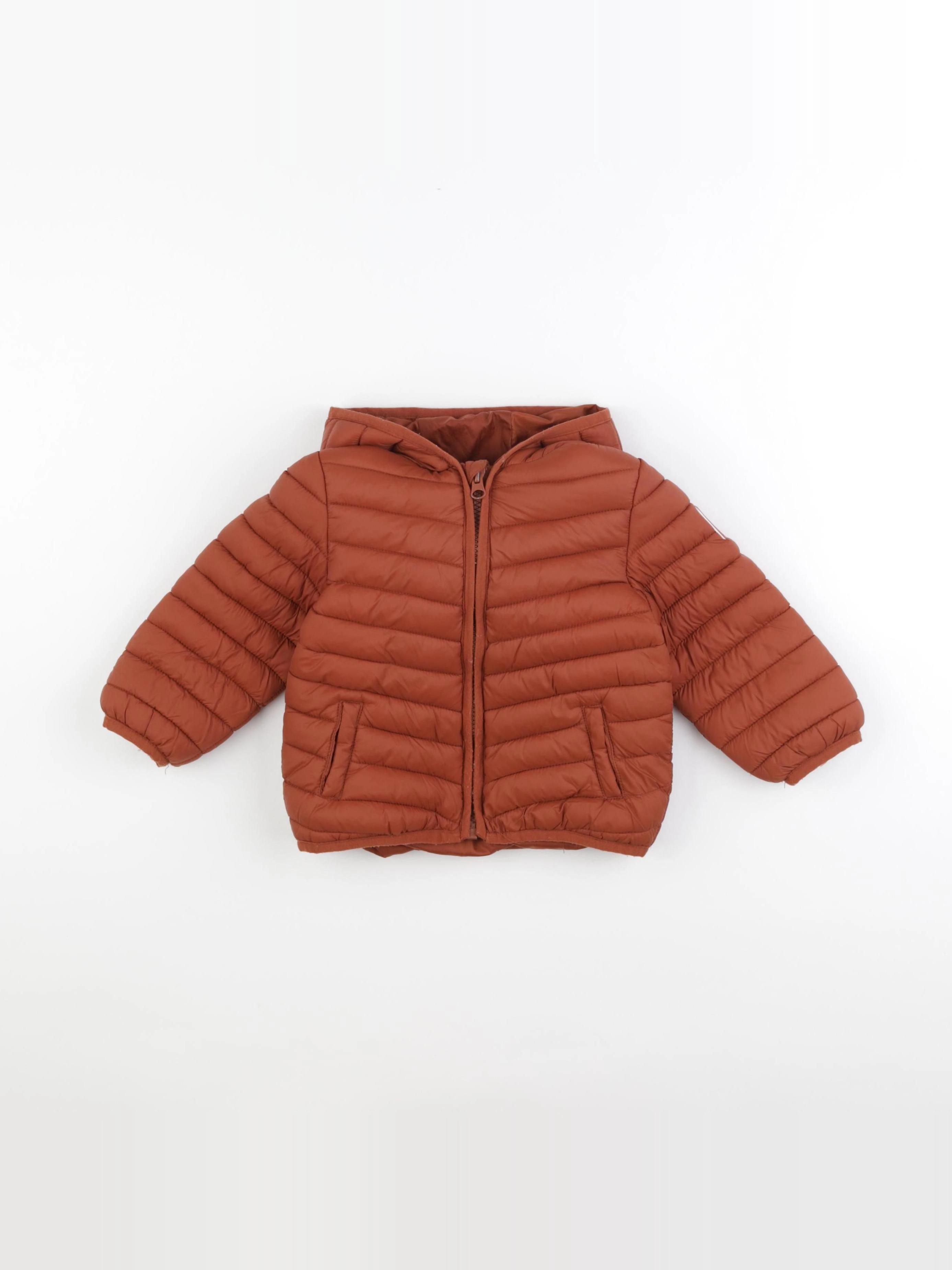 Vertbaudet - doudoune marron - 24 mois