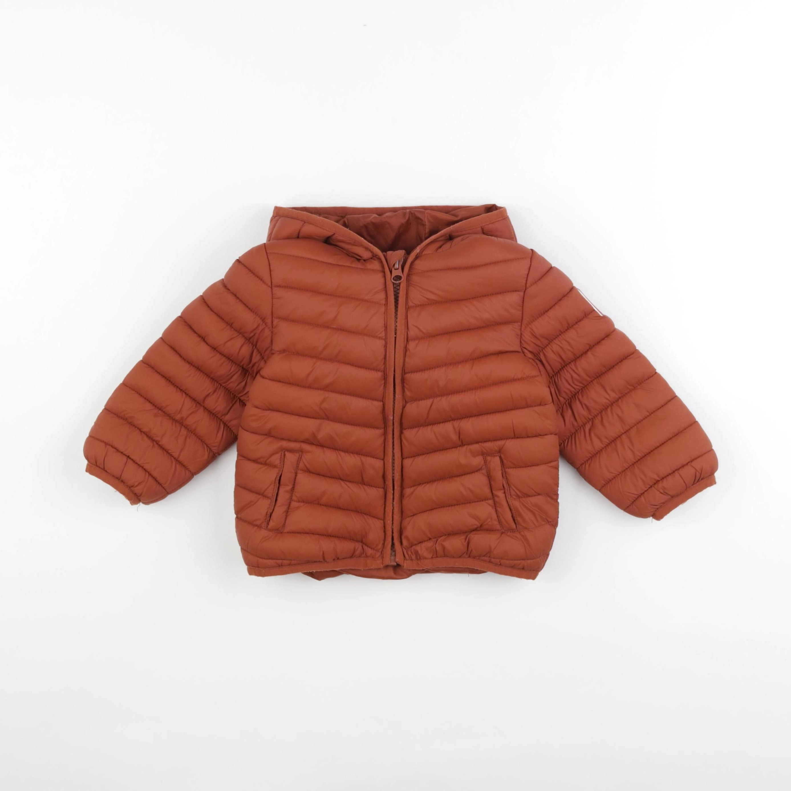 Vertbaudet - doudoune marron - 24 mois