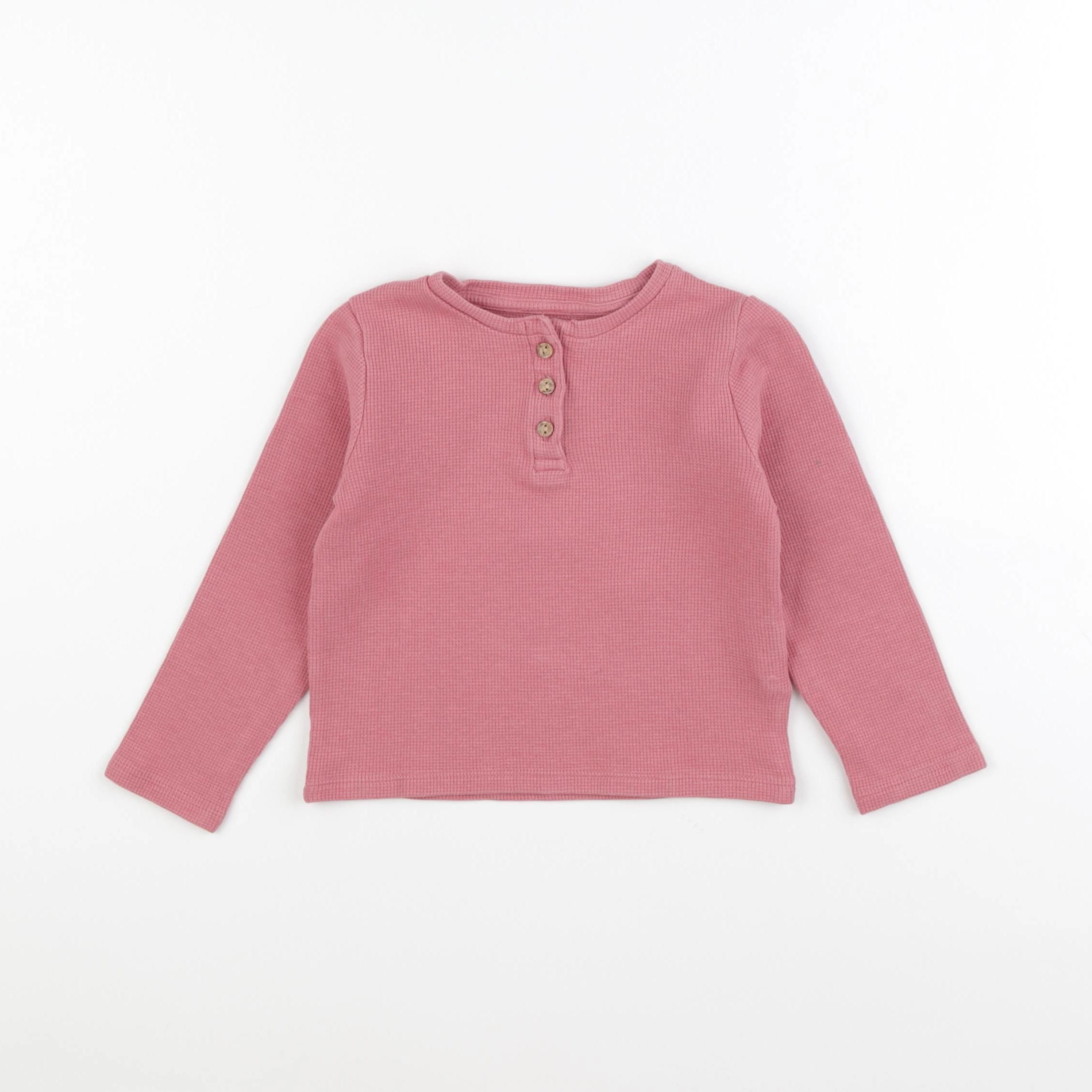 Monoprix - tee-shirt rose - 4 ans