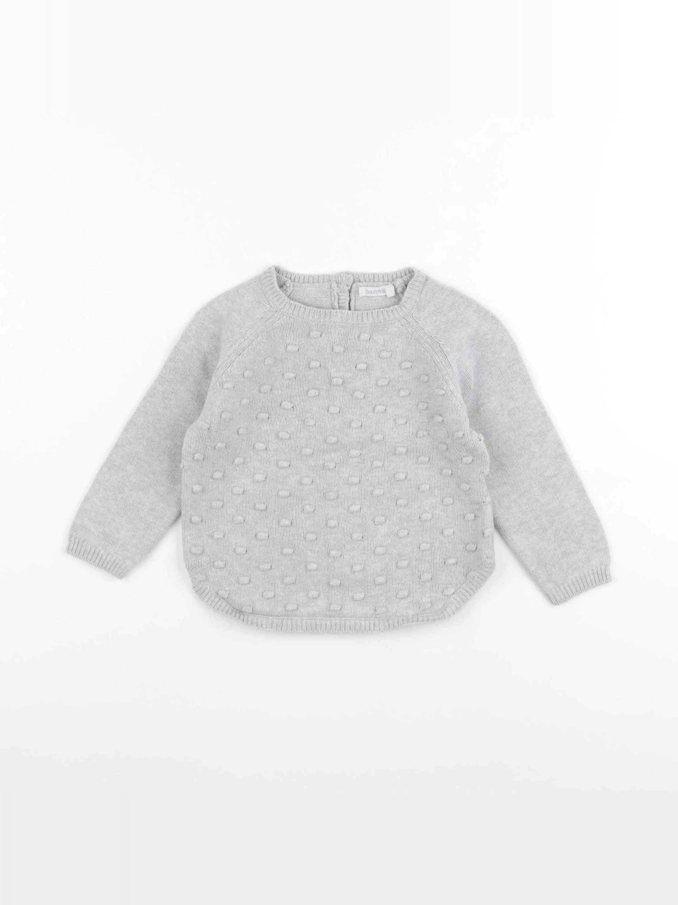 Boutchou - pull gris - 18 mois
