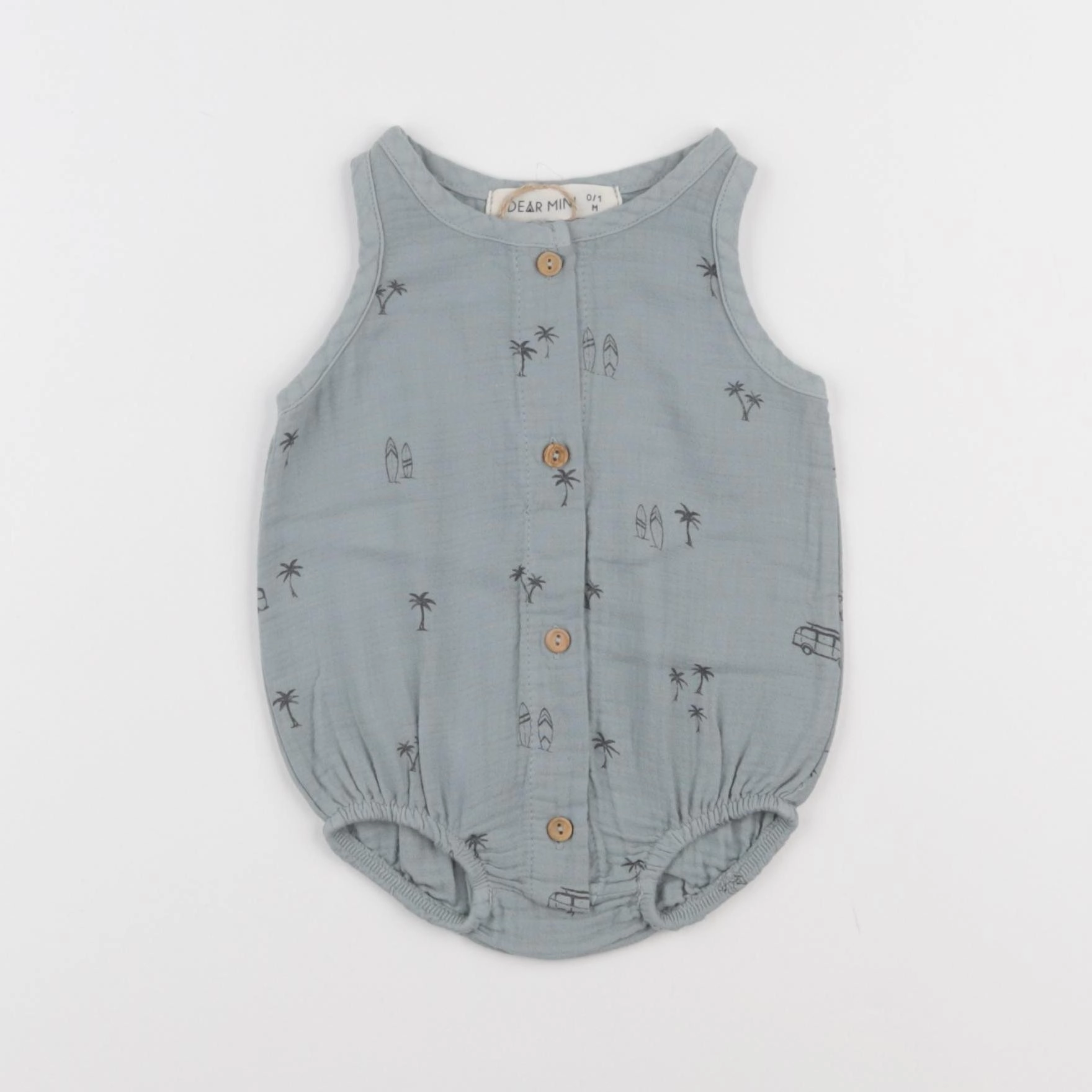 Dear Mini - combinaison bleu - 0/1 mois