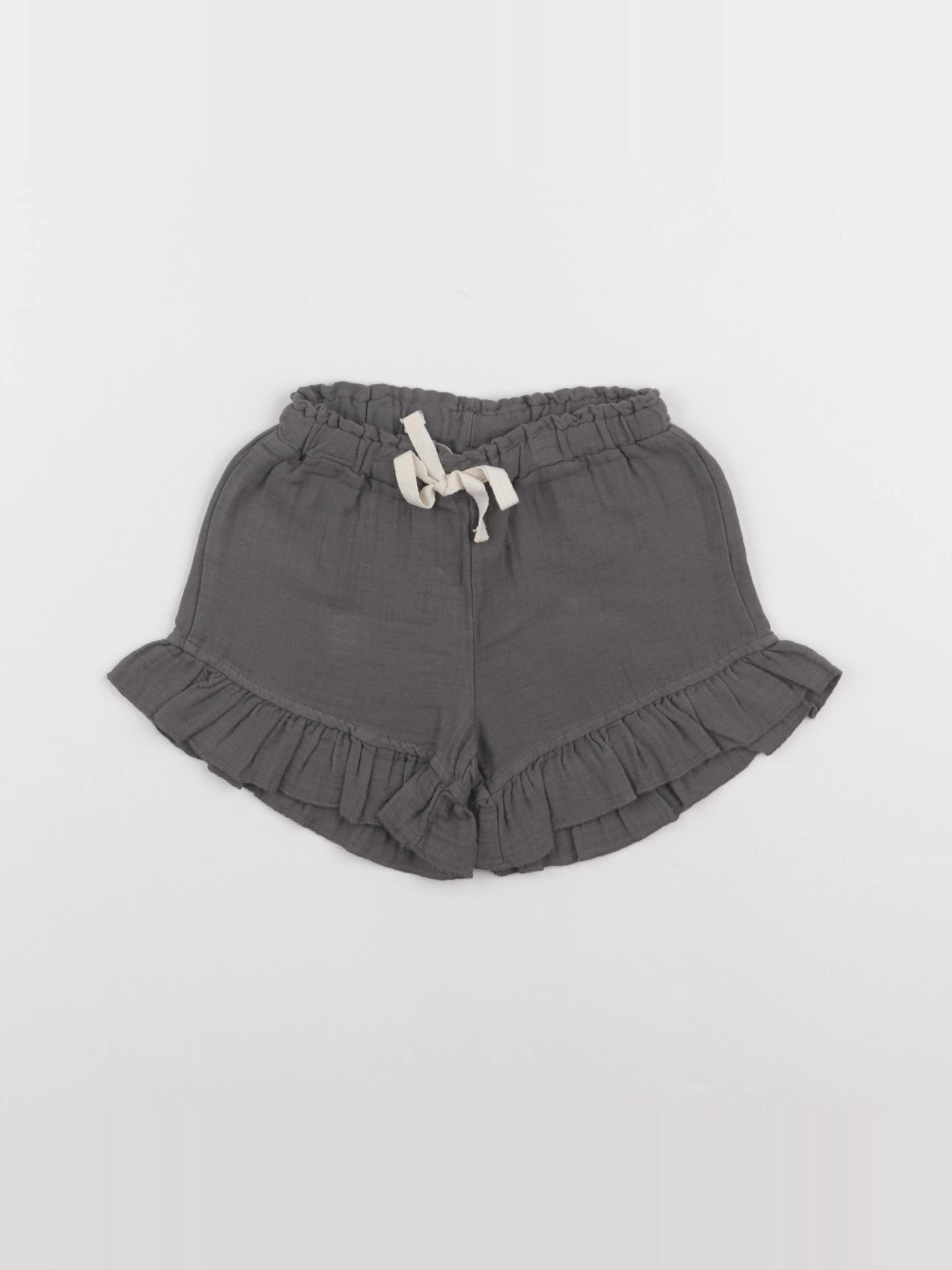 Dear Mini - short gris - 12/18 mois