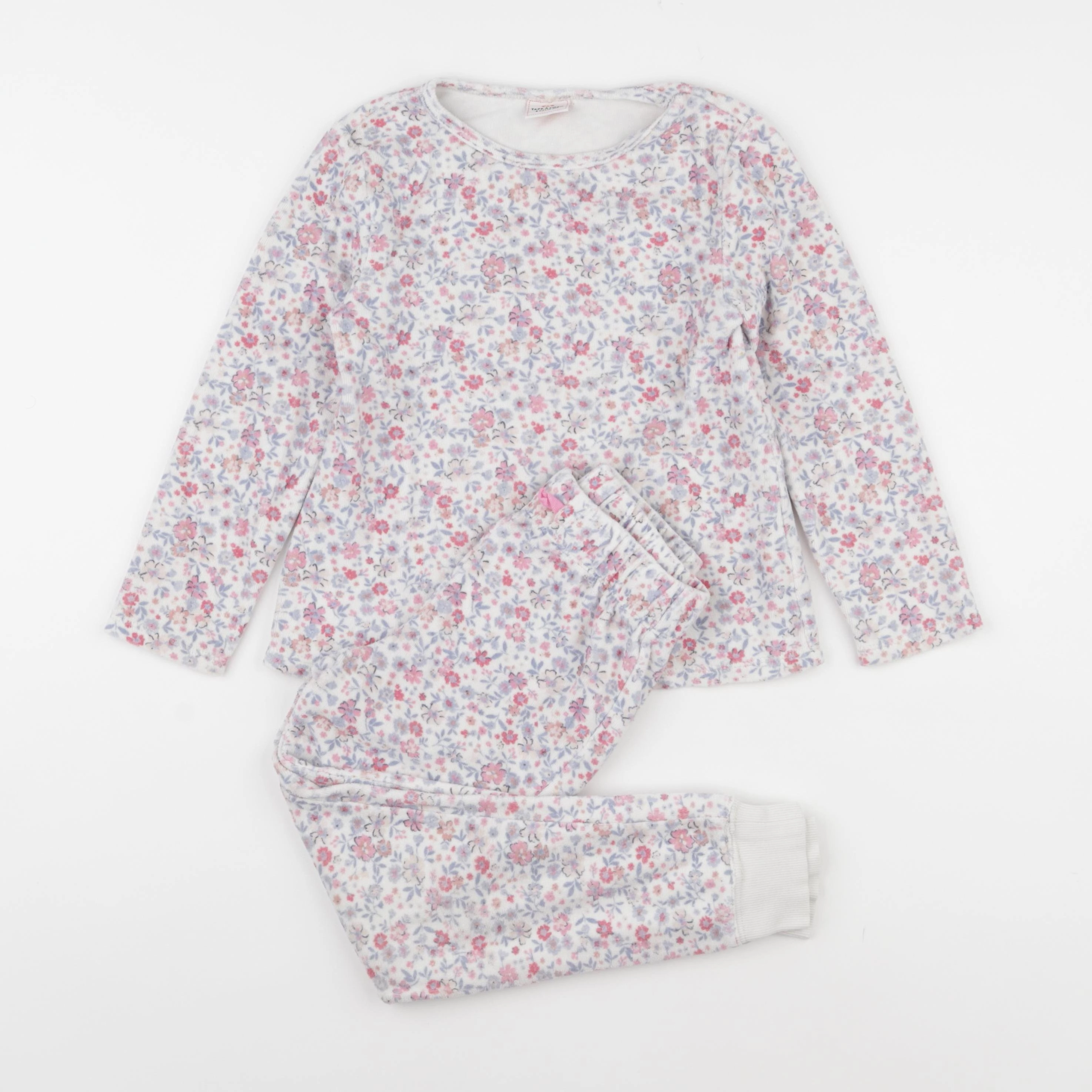 Tape à l'oeil - pyjama velours rose - 6 ans