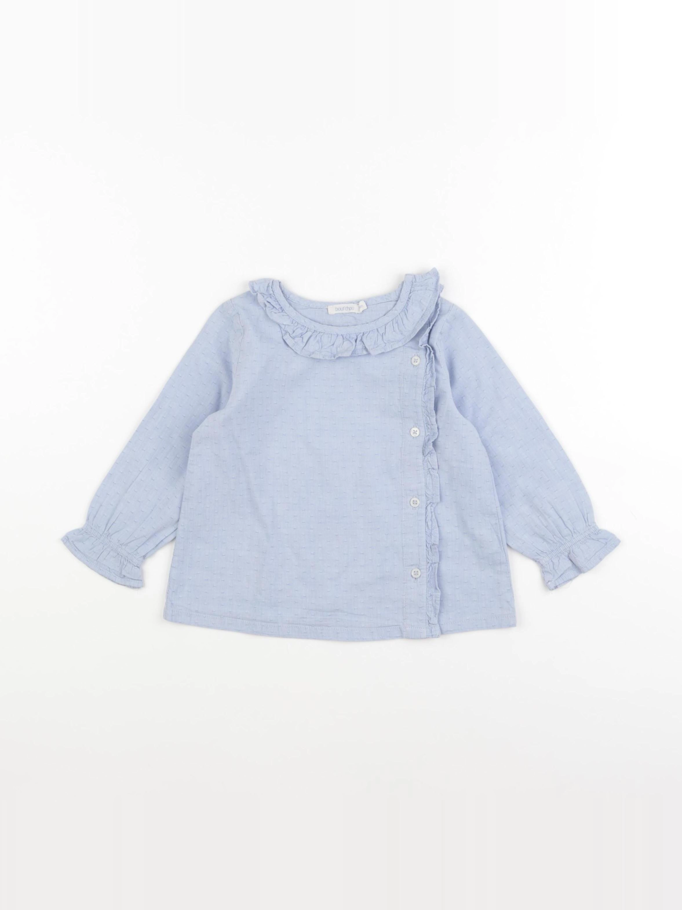 Boutchou - blouse bleu - 18 mois