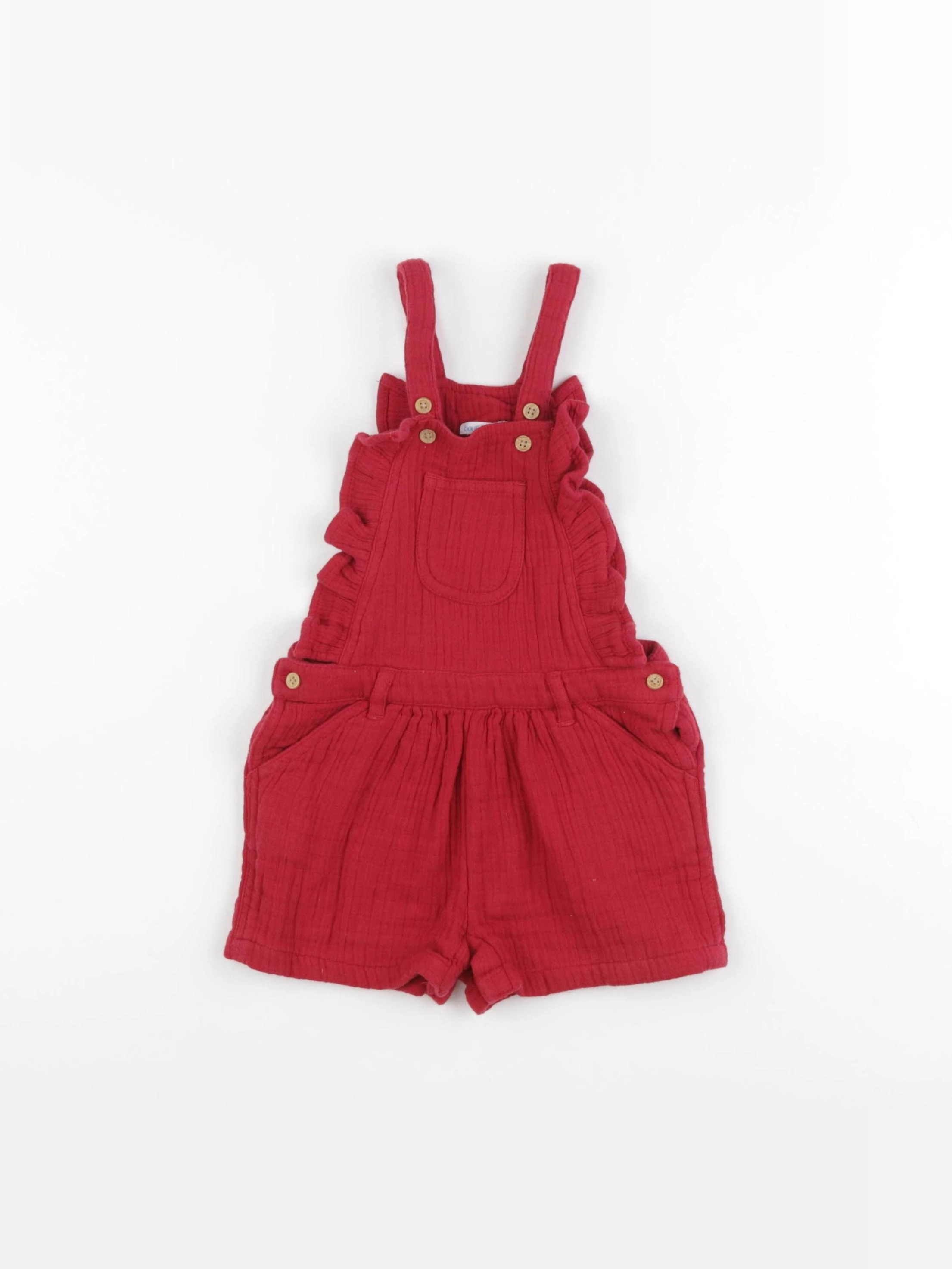 Boutchou - salopette rouge - 18 mois