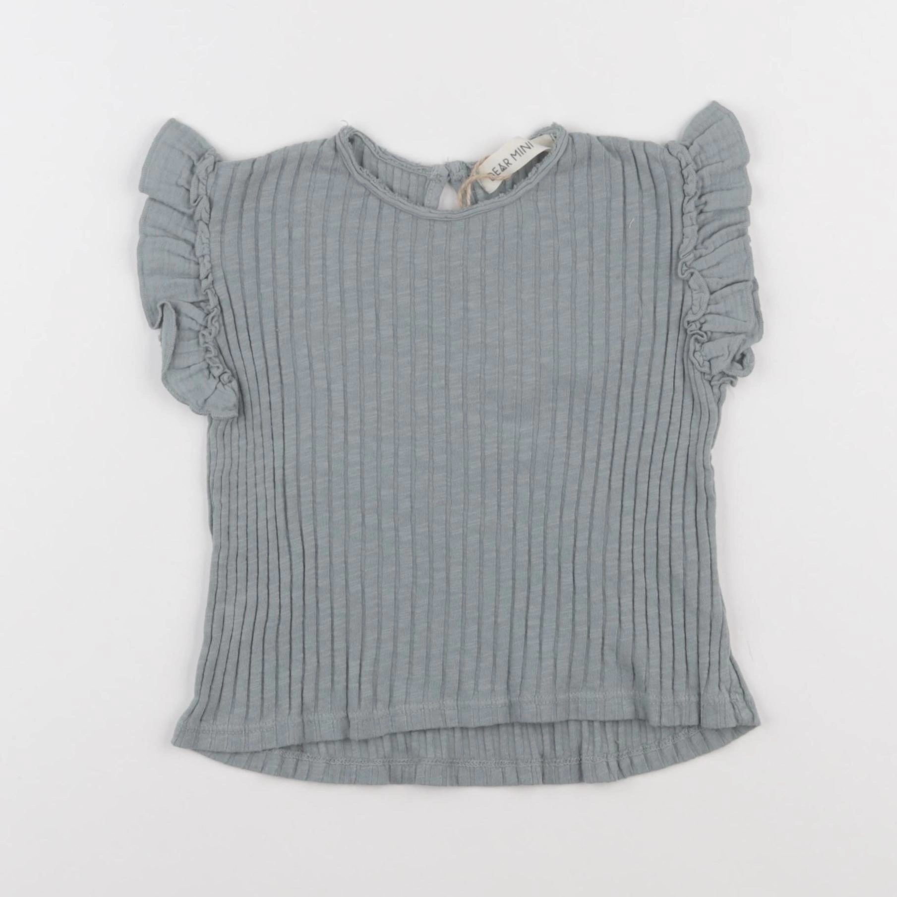 Dear Mini - tee-shirt bleu - 6/12 mois