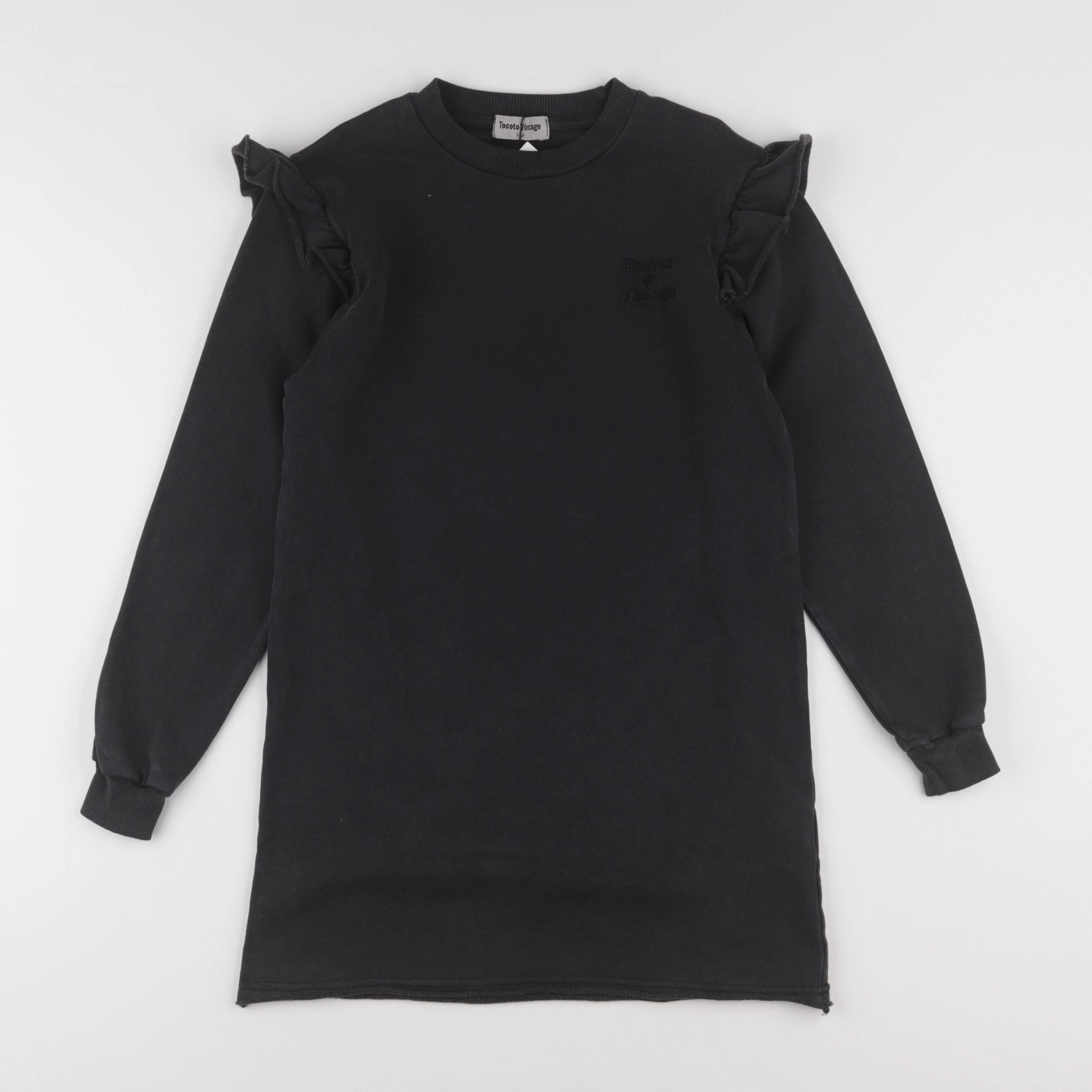 Tocoto vintage - robe gris - 10 ans
