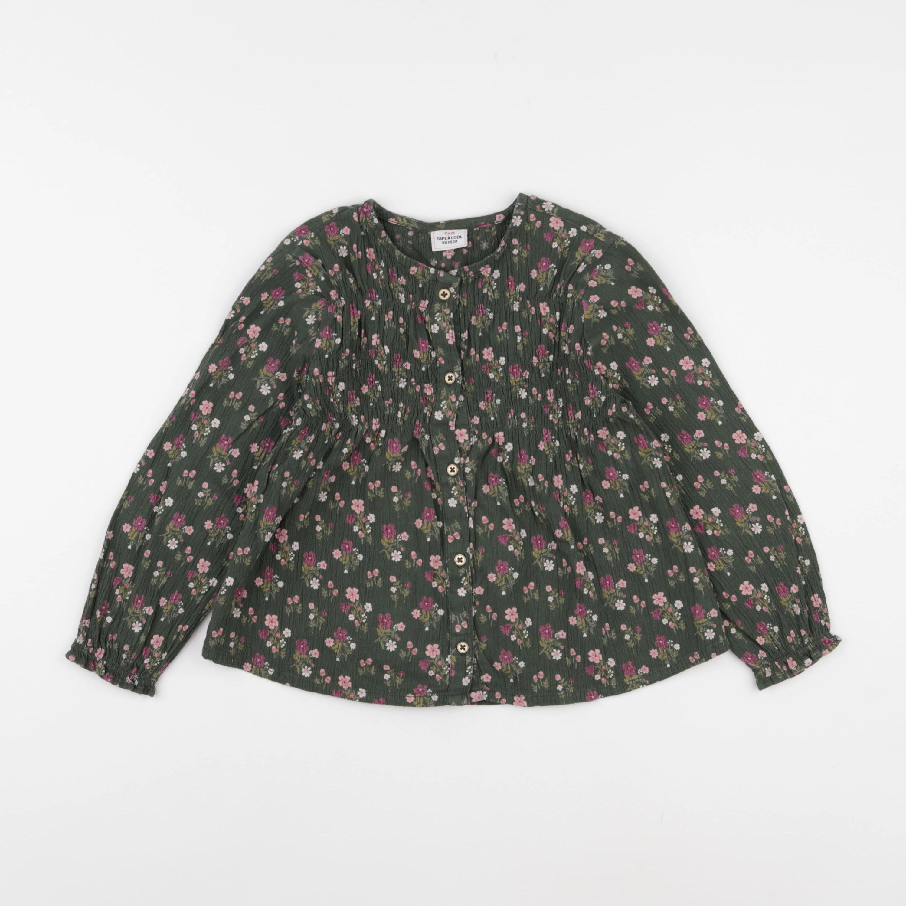 Tape à l'oeil - blouse vert - 5 ans