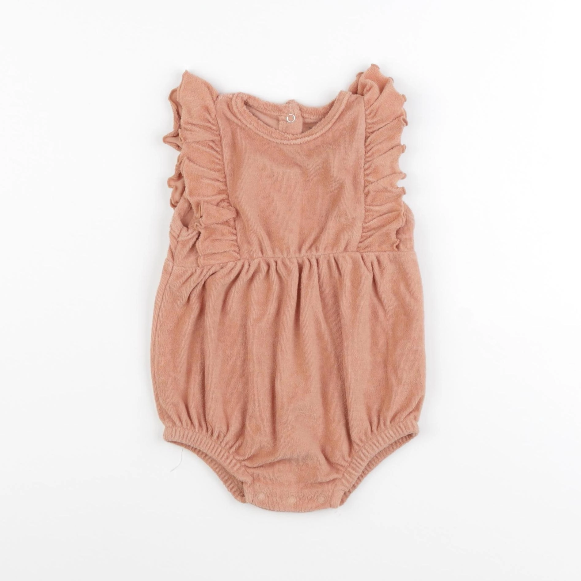 Vertbaudet - combinaison marron - 6 mois