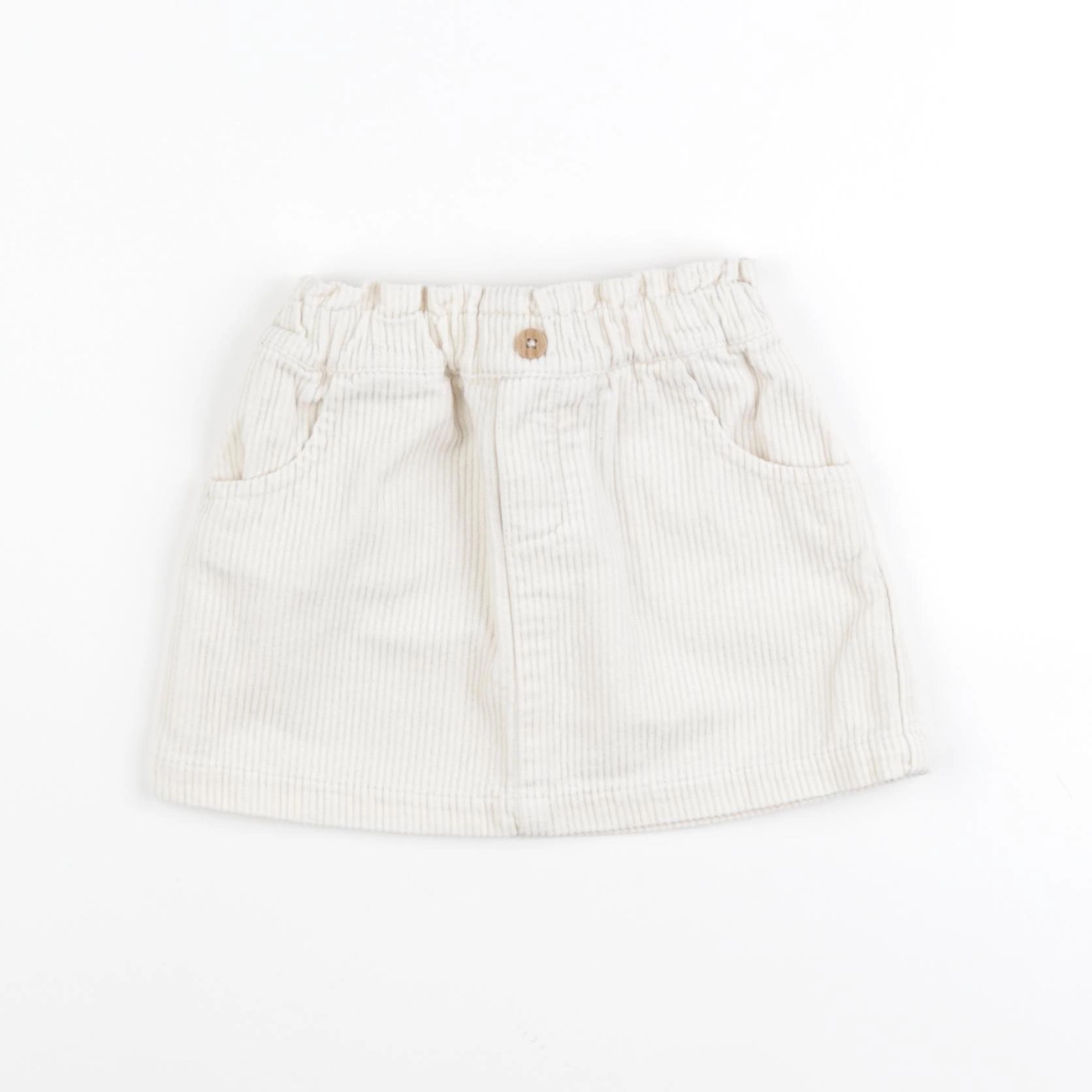 Vertbaudet - jupe beige - 18 mois