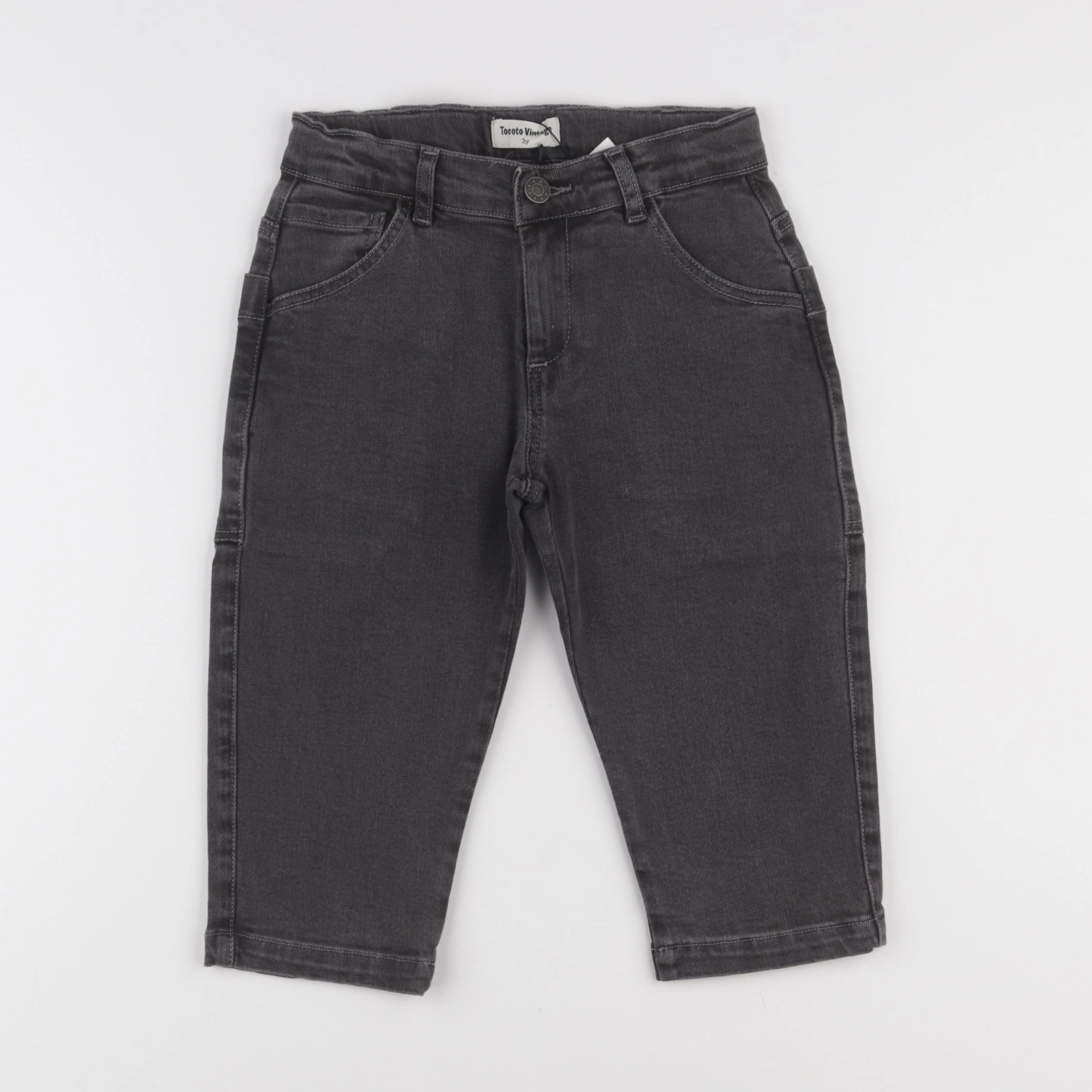 Tocoto vintage - jean gris - 3 ans