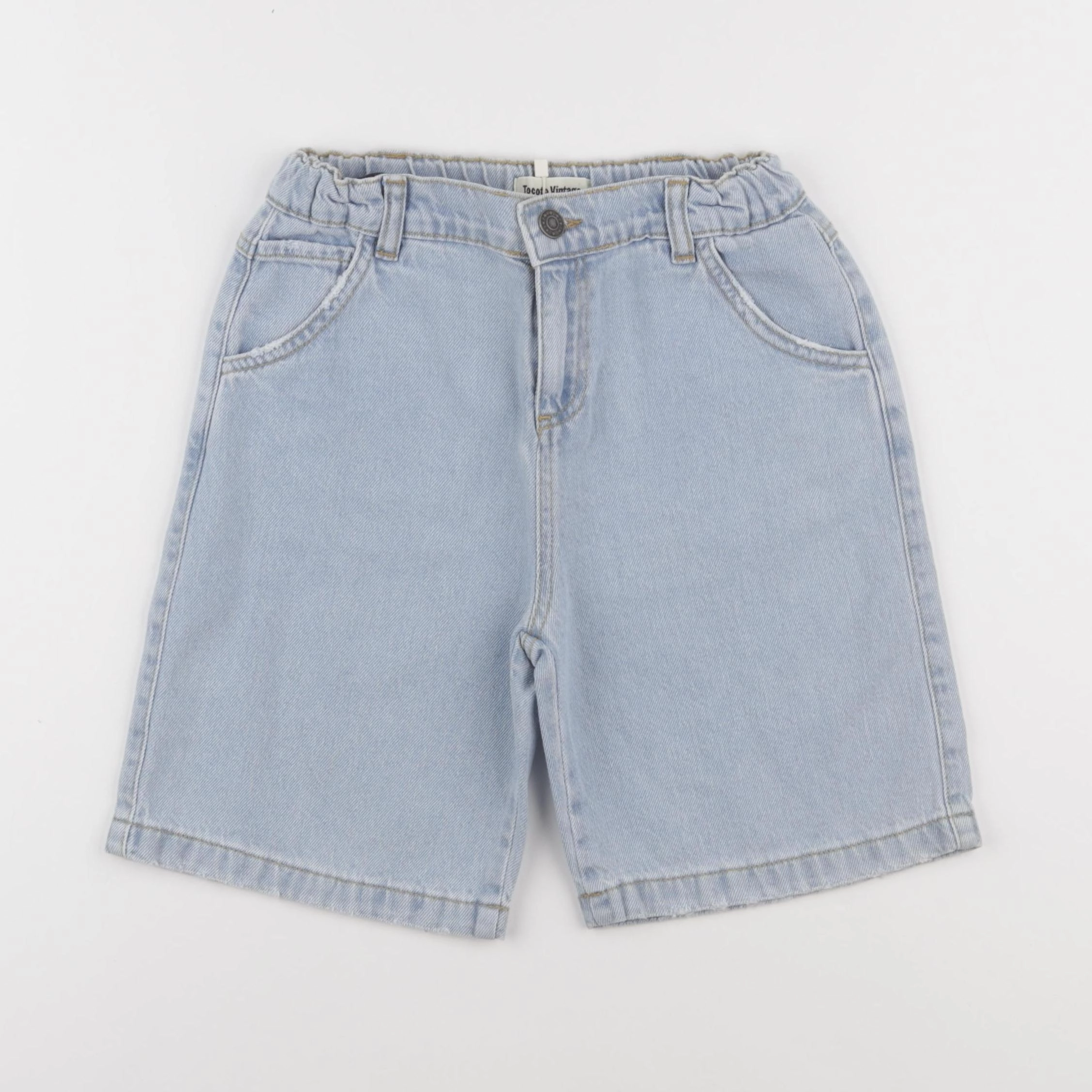 Tocoto vintage - short bleu - 8 ans
