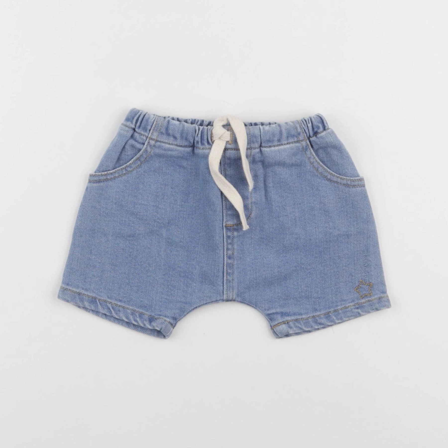 Tocoto vintage - short bleu - 9 mois