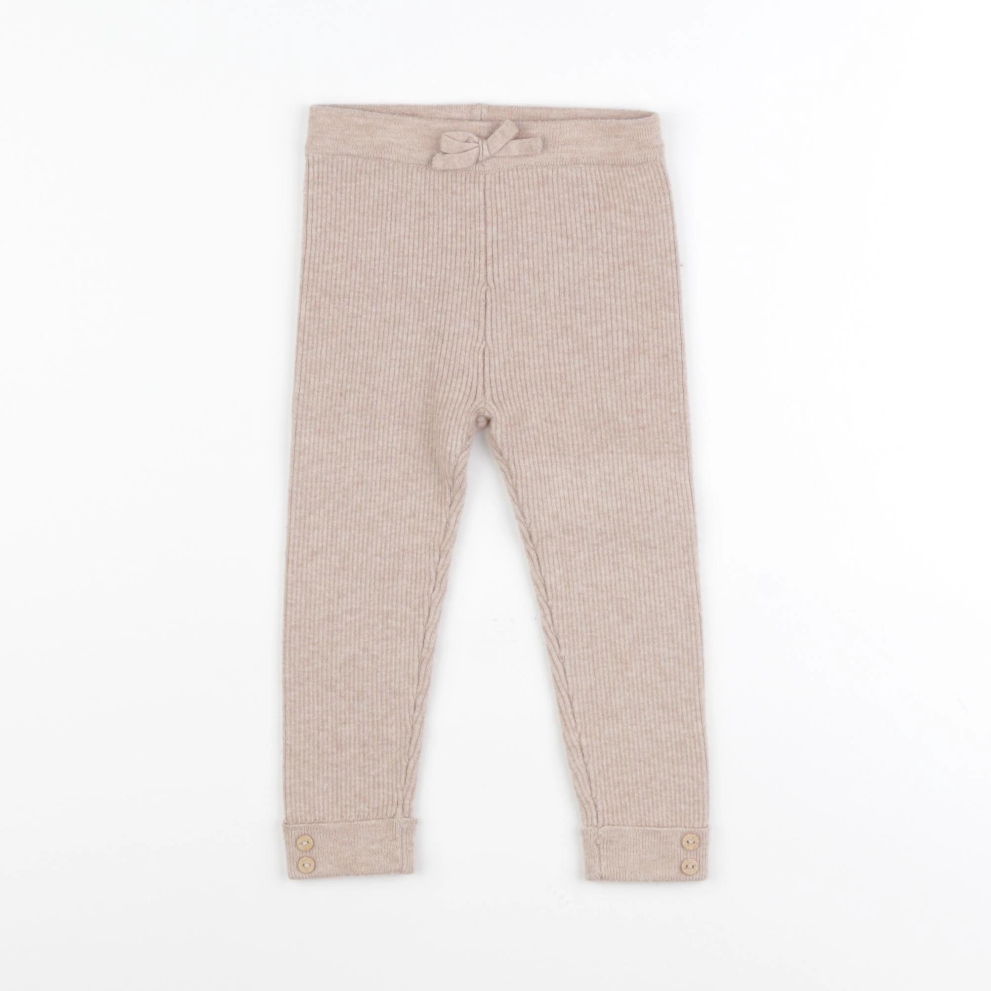Vertbaudet - legging beige - 18 mois