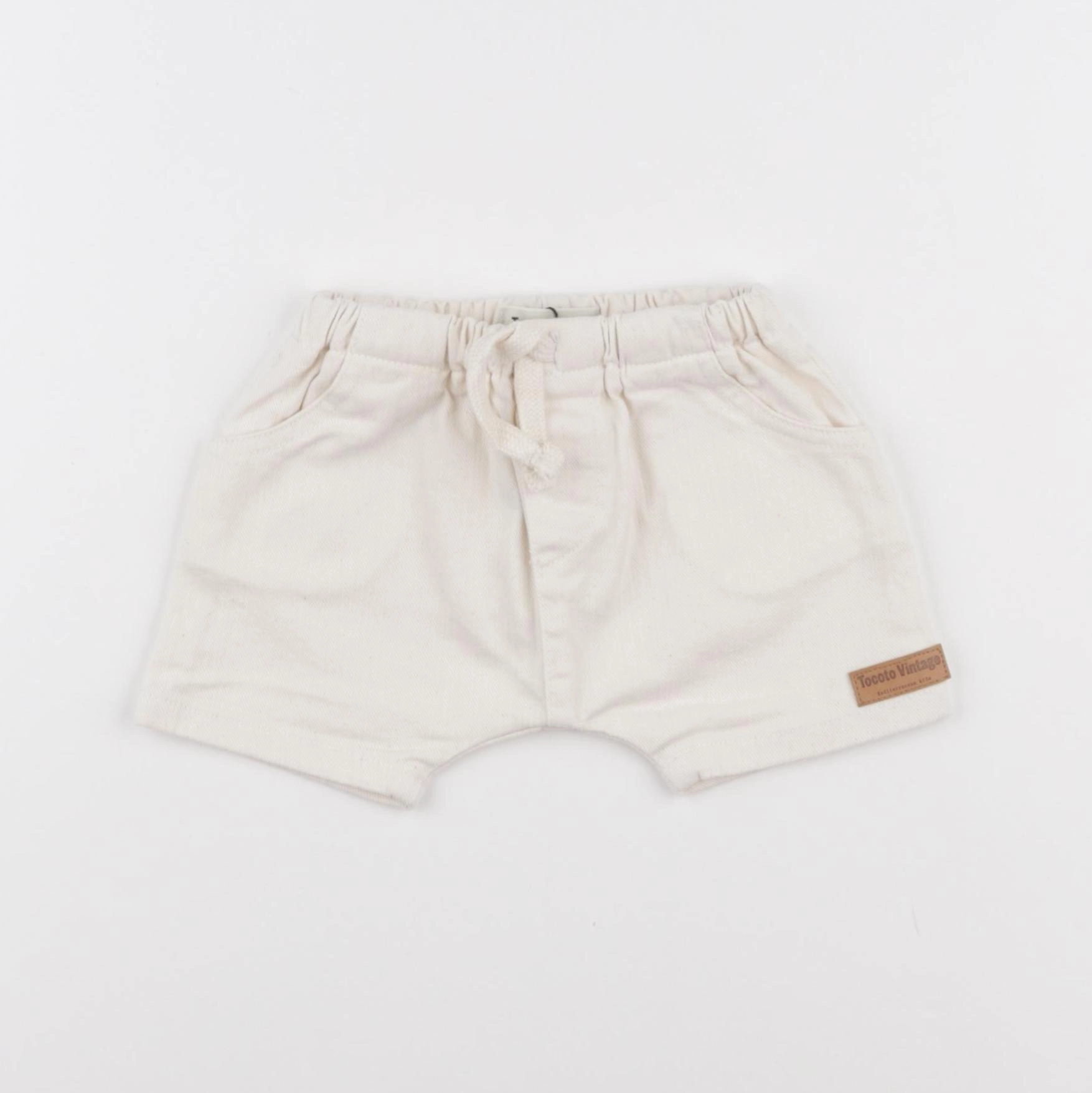 Tocoto vintage - short blanc - 3 mois
