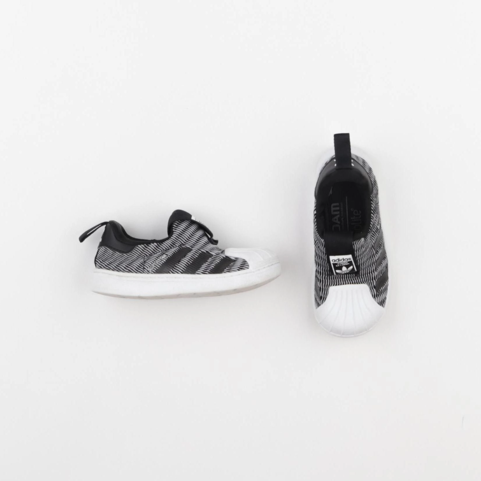 Adidas - tennis élastiqué noir - pointure 23