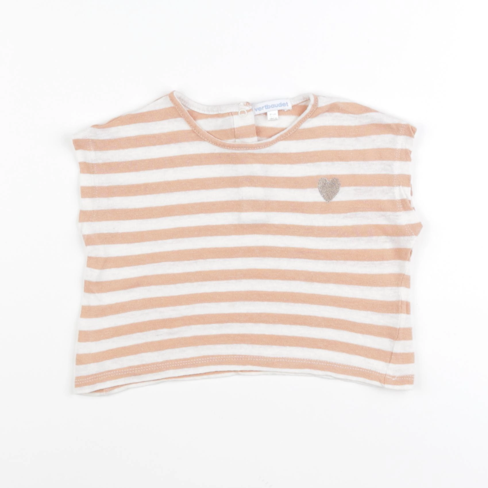 Vertbaudet - débardeur beige - 18 mois