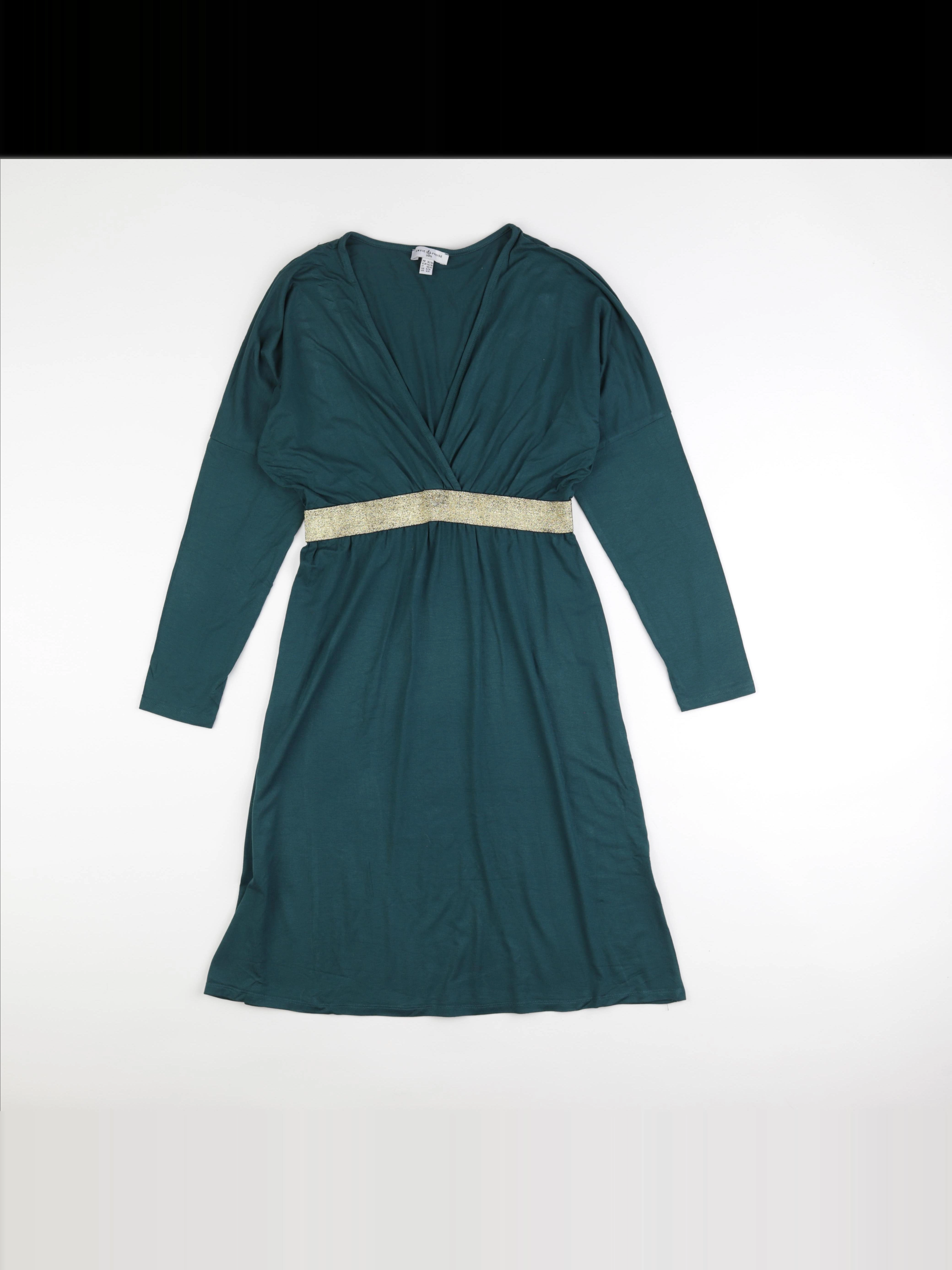 Envie de fraise - robe grossesse, allaitement vert - 36 à 38