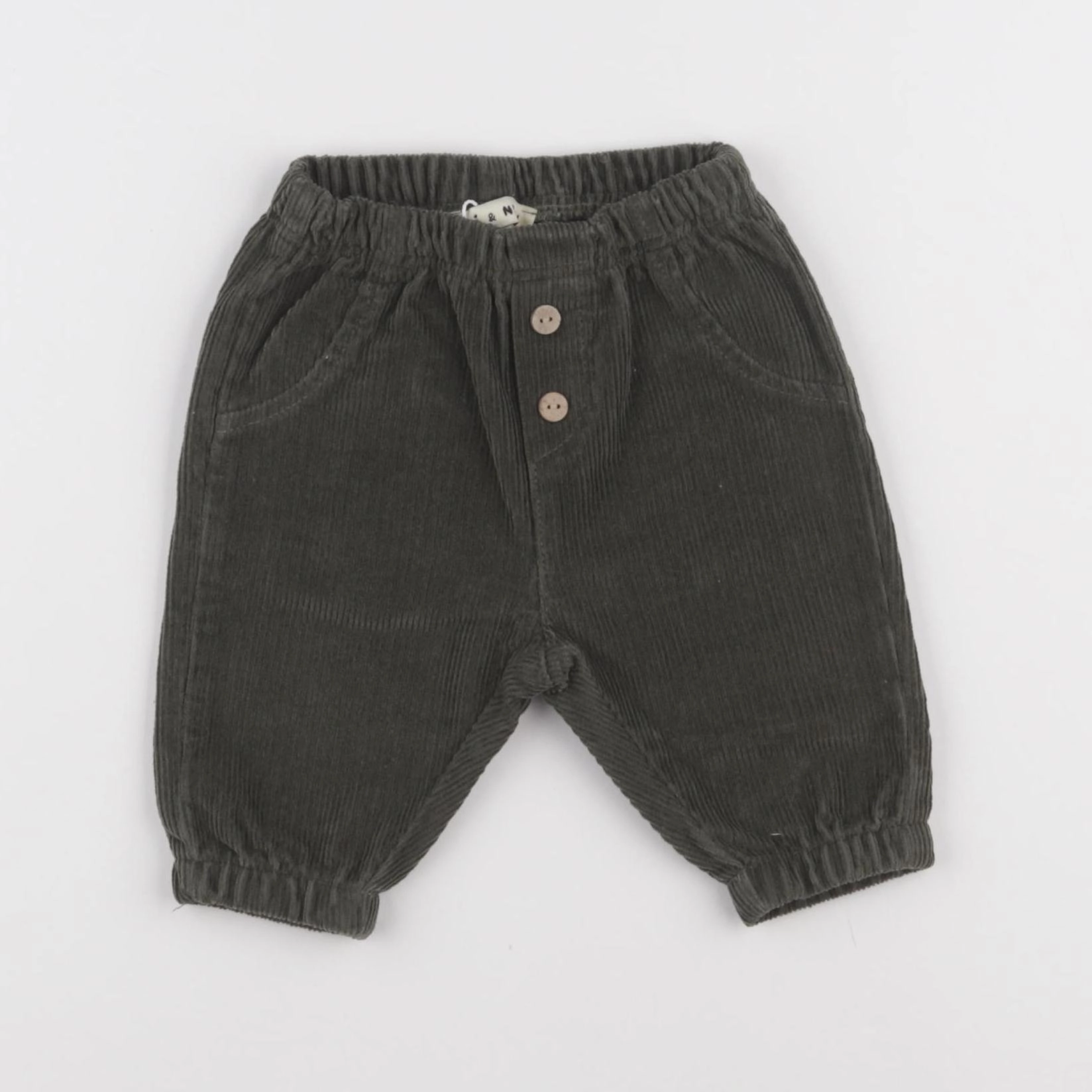 Eli & Nev - pantalon vert - 0/3 mois