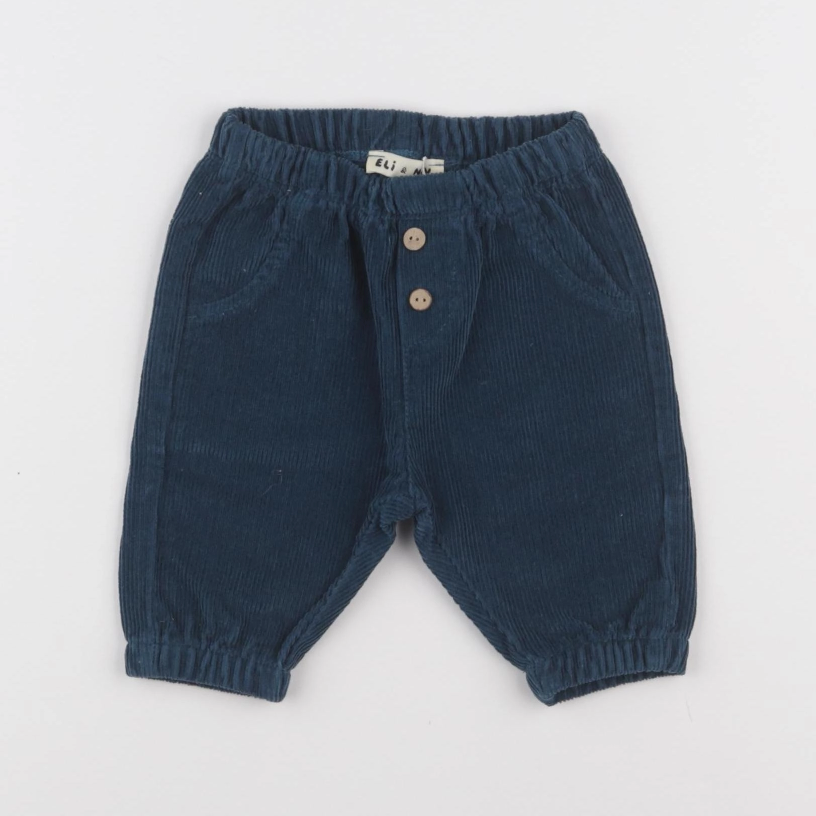 Eli & Nev - pantalon bleu - 0/3 mois
