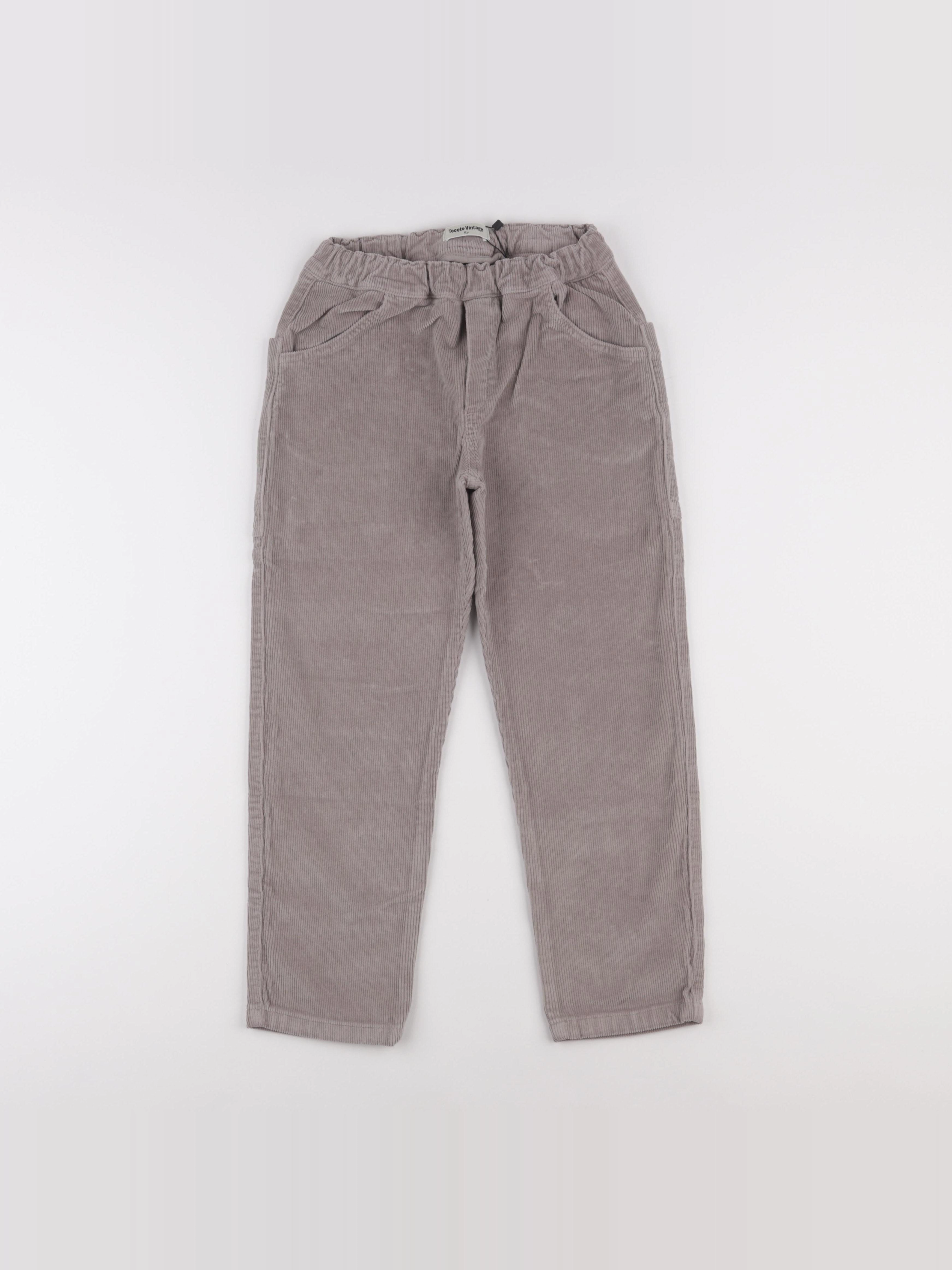 Tocoto vintage - pantalon beige - 8 ans