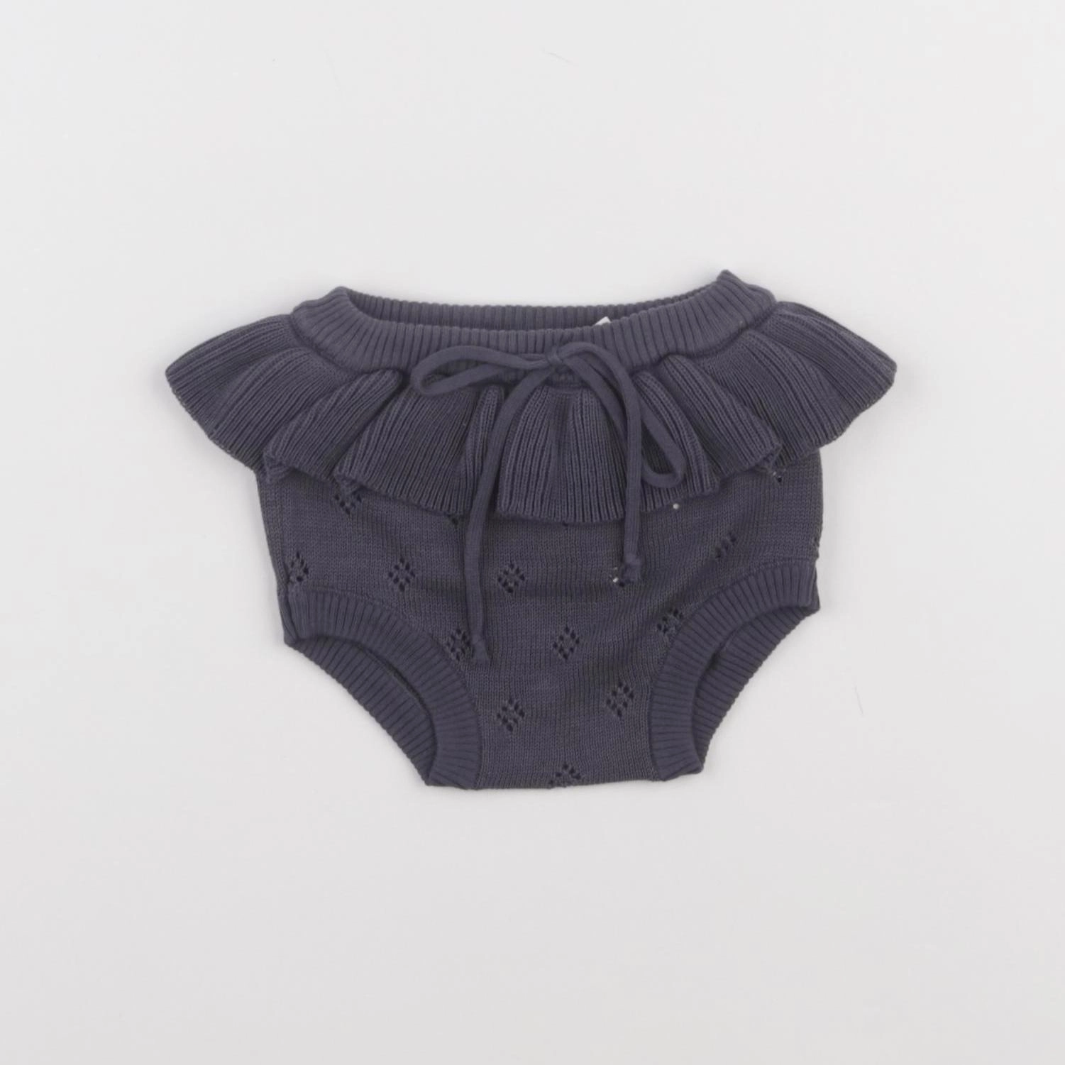Tocoto vintage - bloomer gris - 3 mois
