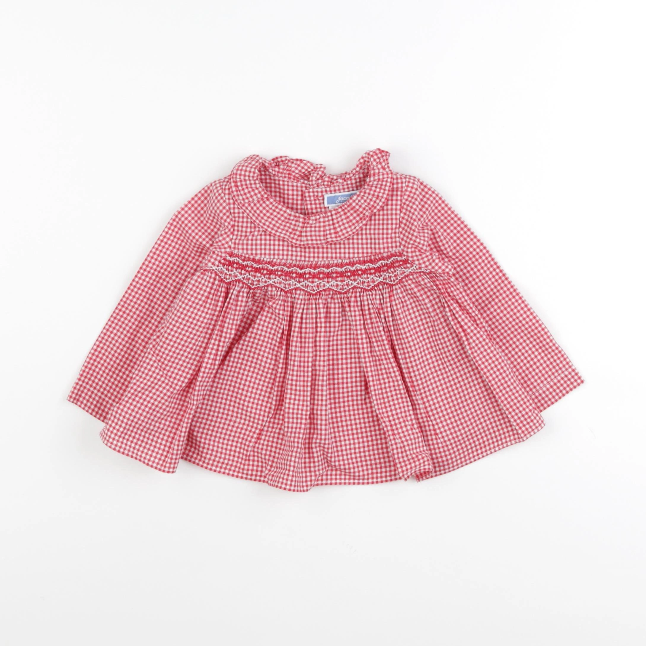 Jacadi - blouse rouge - 12 mois