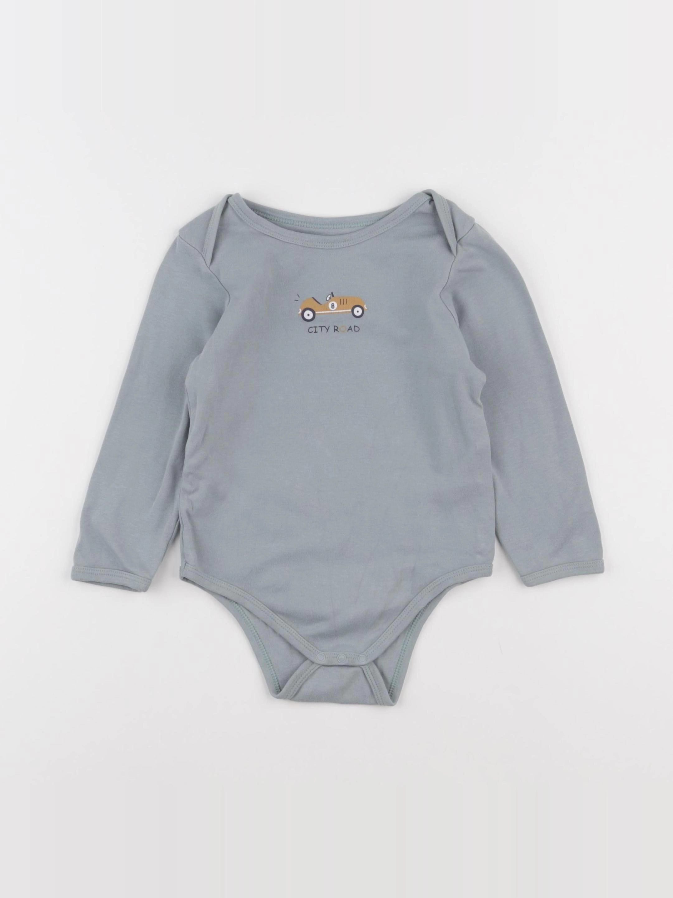 Vertbaudet - body gris - 36 mois